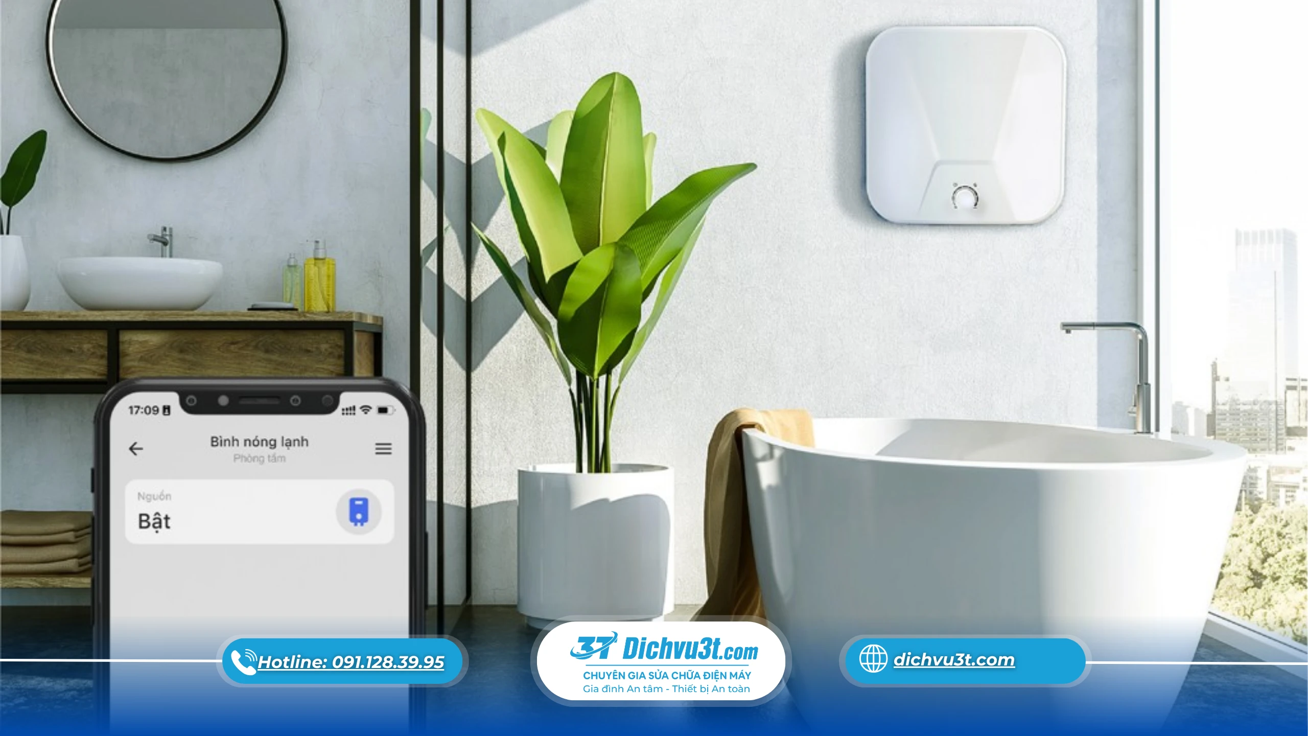bật bình nóng lạnh qua đêm, tác hại bật bình nóng lạnh qua đêm, bình nóng lạnh qua đêm, Dịch Vụ 3T