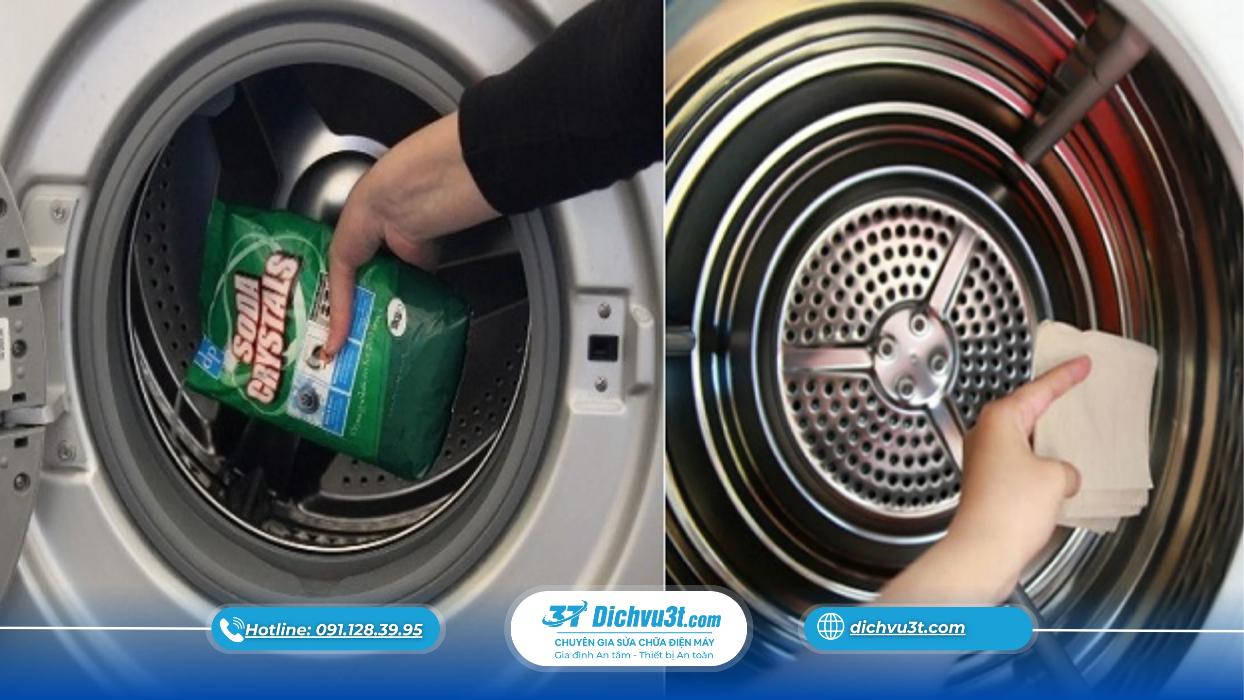 cách dùng máy giặt bền lâu, sử dụng máy giặt đúng cách, bảo quản máy giặt, Dịch Vụ 3T