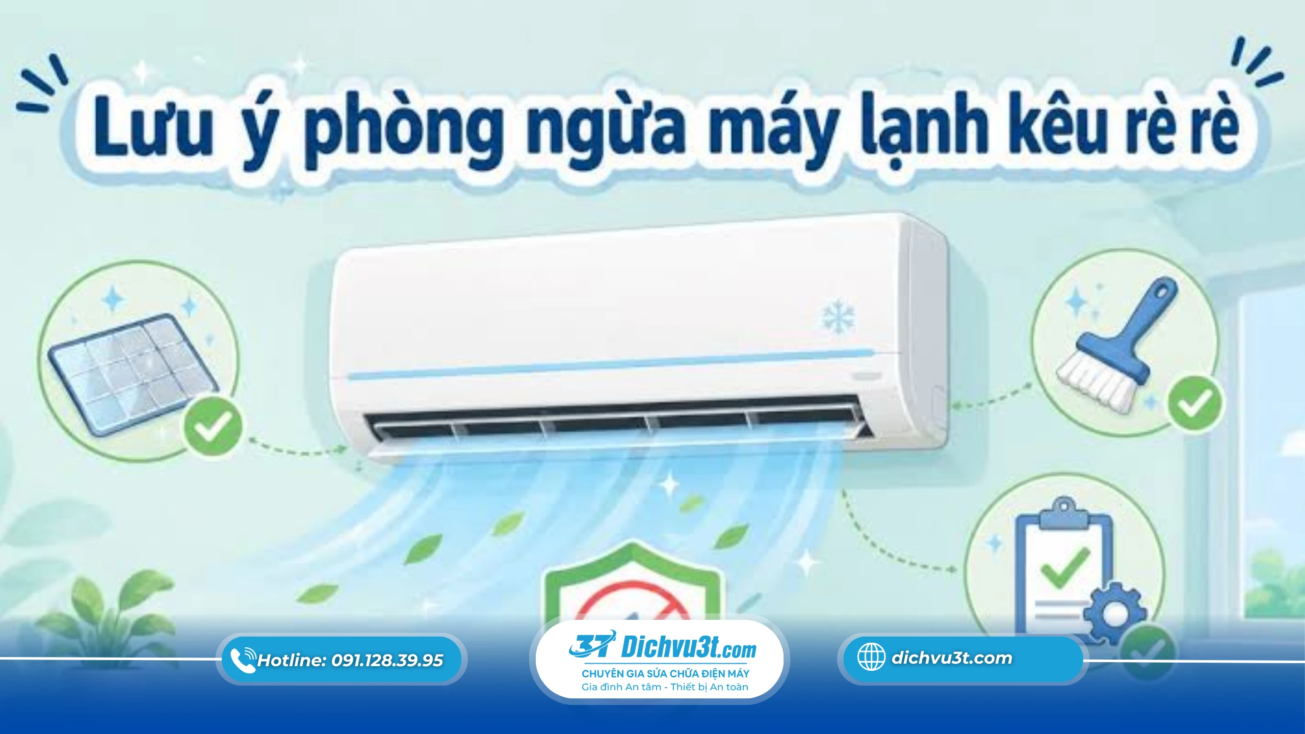 Điều hòa có tiếng rè rè, ù ù: 6 nguyên nhân thường gặp