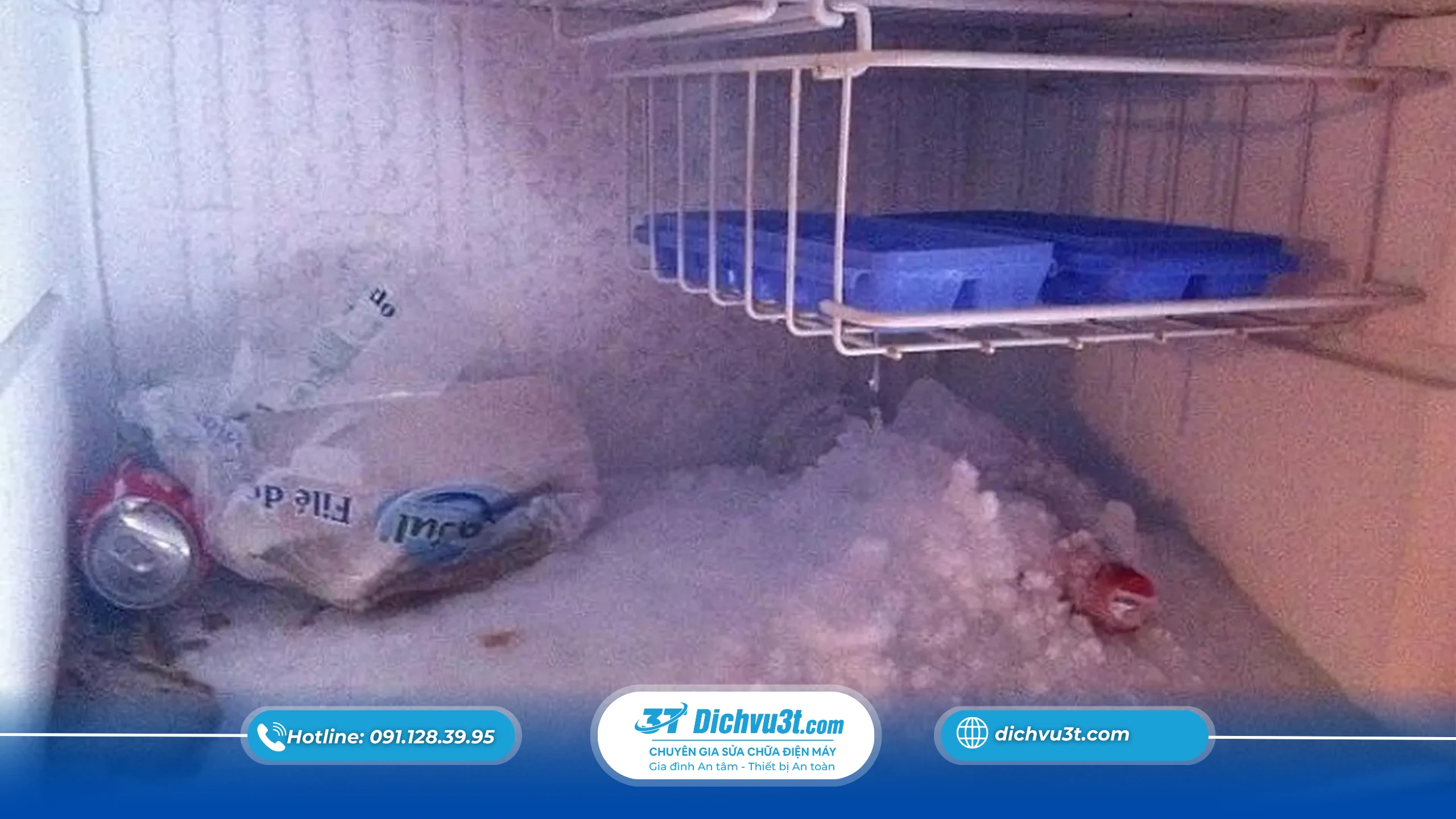 Gây đọng nước và đóng tuyết bất thường