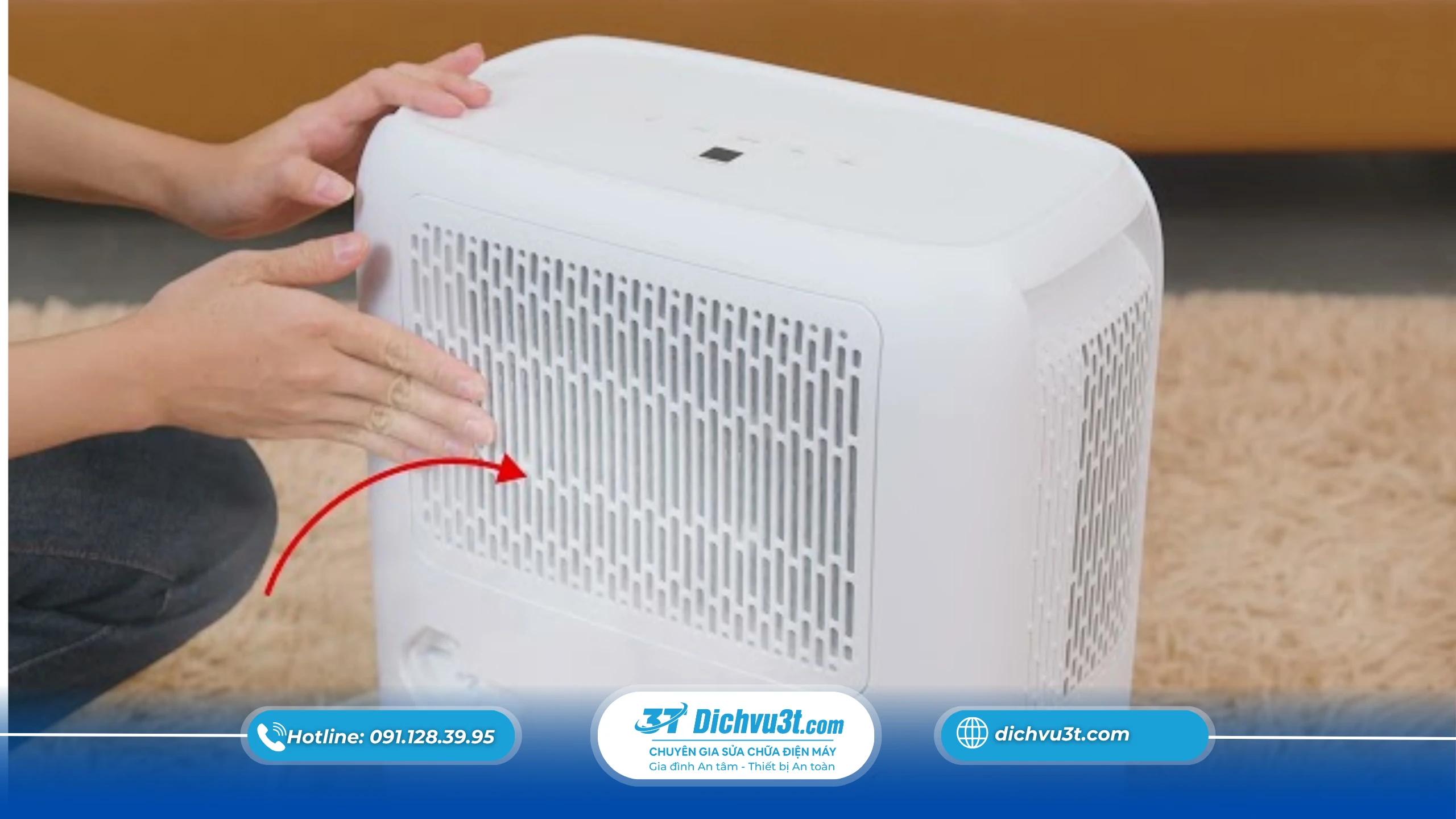 Quạt Gió Bị Bám Bụi Hoặc Hỏng