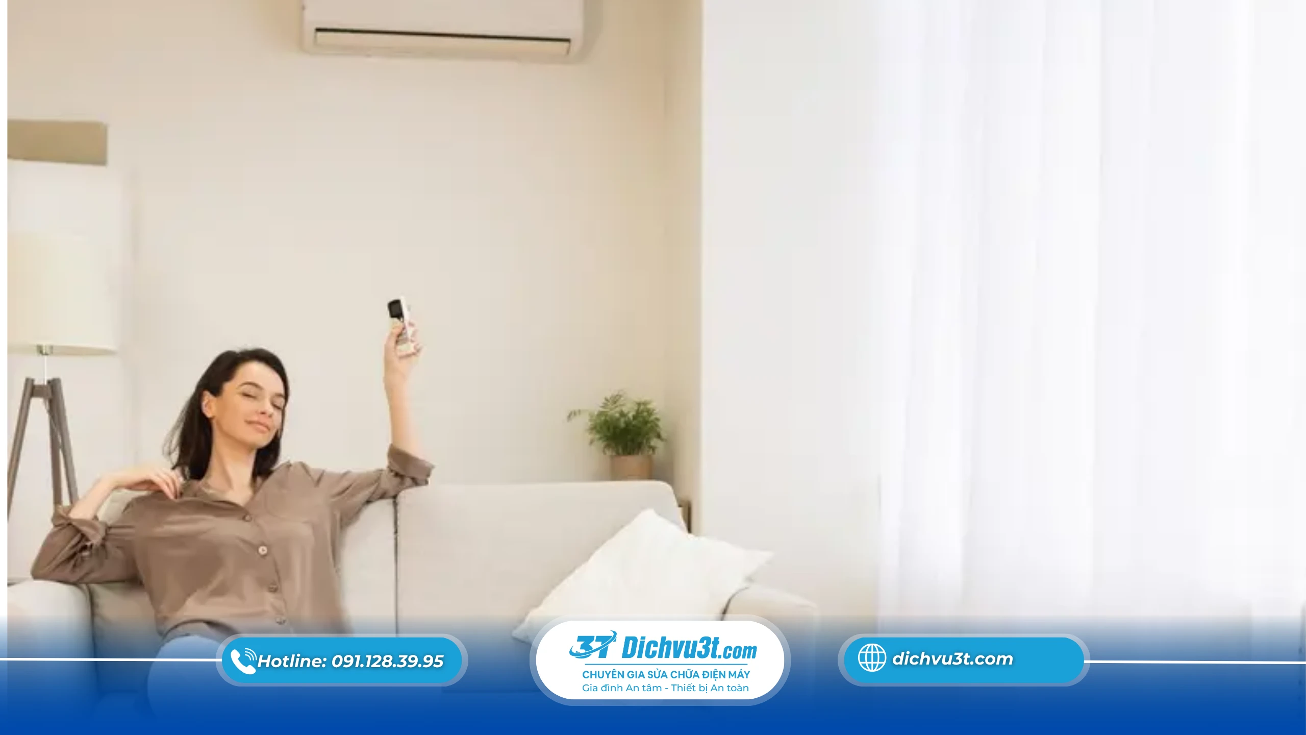 Không đặt vật cản trước cửa gió máy lạnh