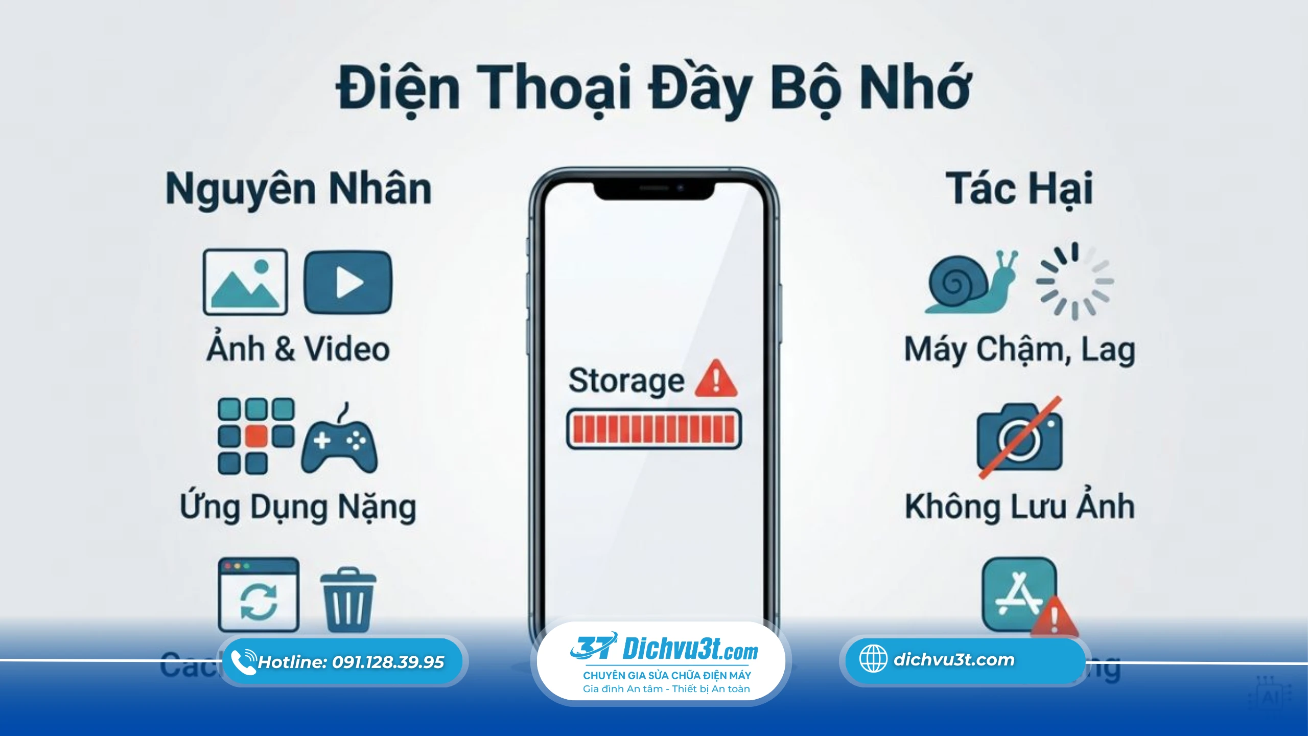 Cách Giải Phóng Dung Lượng Điện Thoại Hiệu Quả, Đơn Giản Tại Nhà