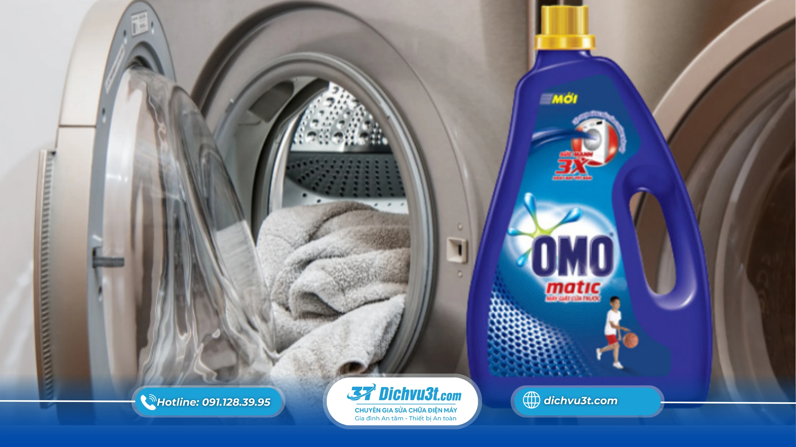 Nước giặt – lựa chọn thân thiện hơn với máy giặt