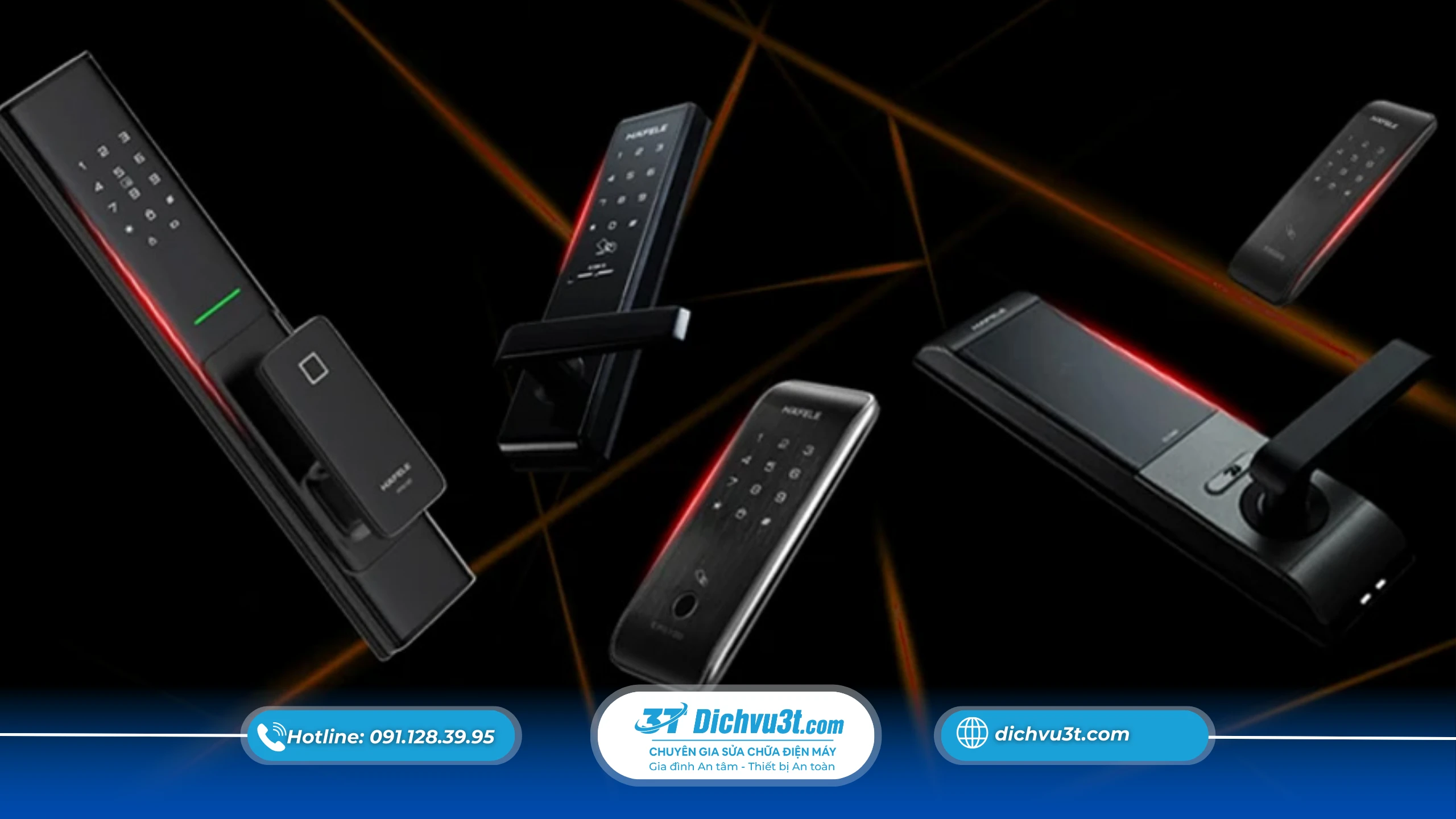 Khóa điện tử dùng cho cửa gỗ, cửa nhôm, cửa sắt – Có gì khác nhau?