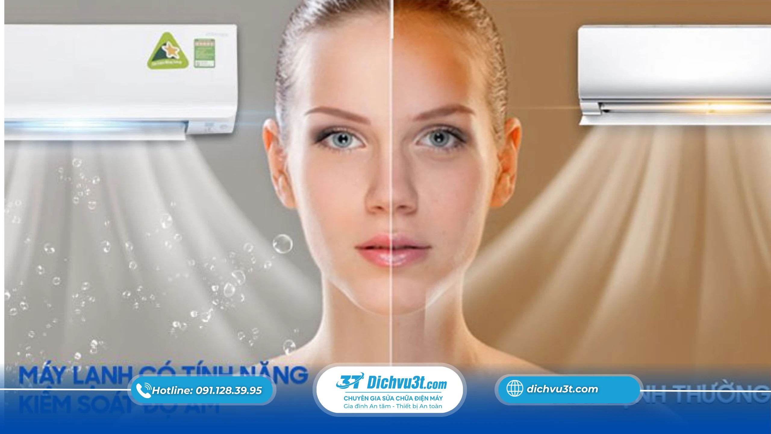 Điều hòa làm khô da không? Cách khắc phục hiệu quả