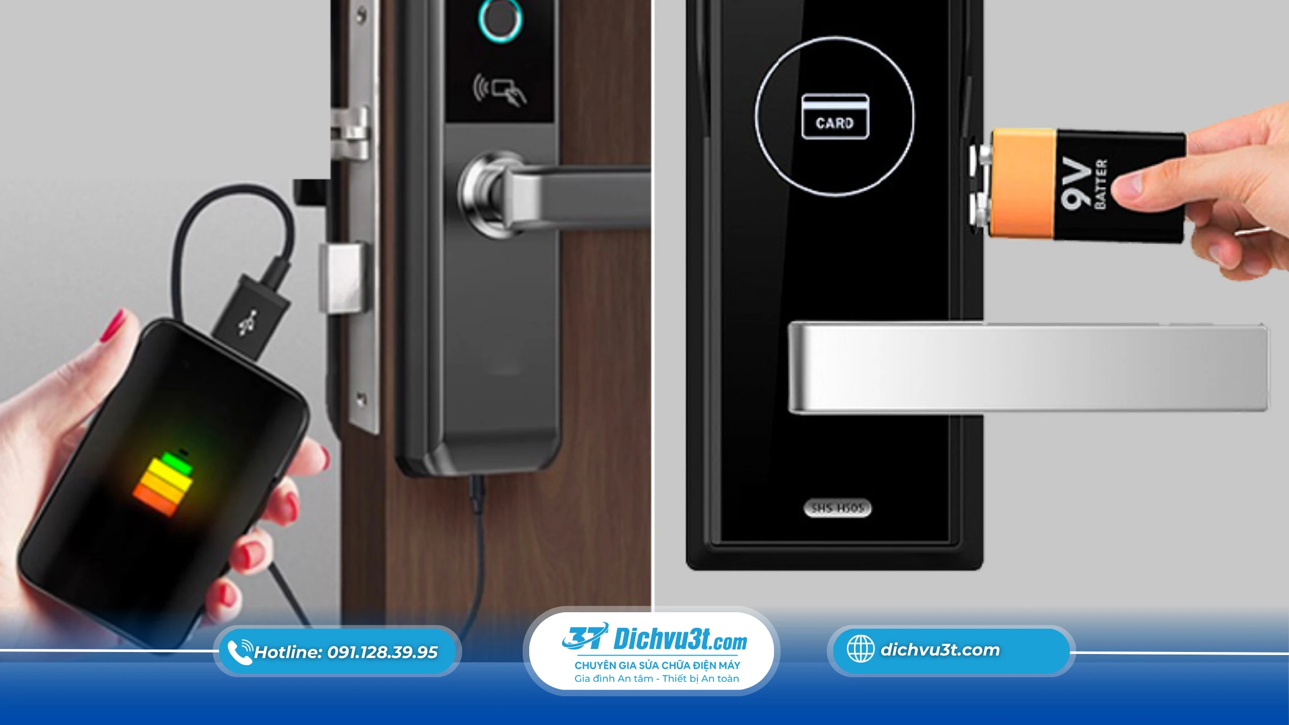 Dịch vụ sửa khóa điện tử uy tín tại Dichvu3t.com