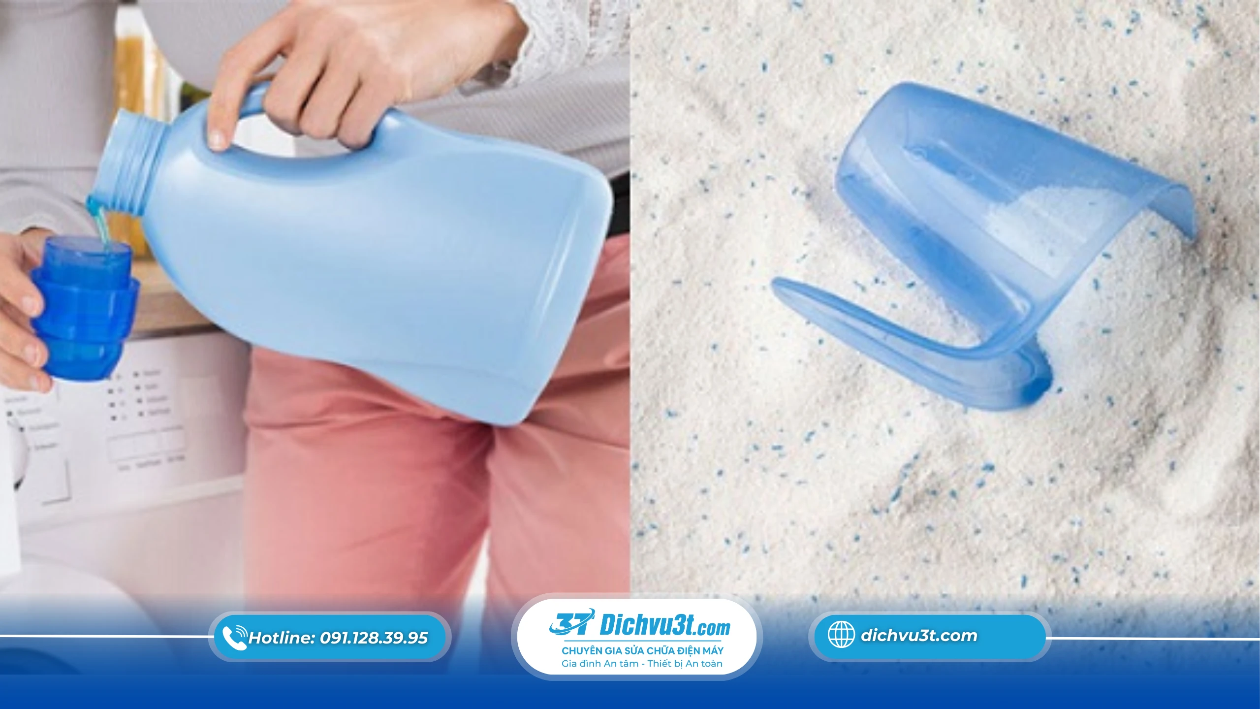 Dùng sai chất giặt tẩy ảnh hưởng gì đến máy giặt?