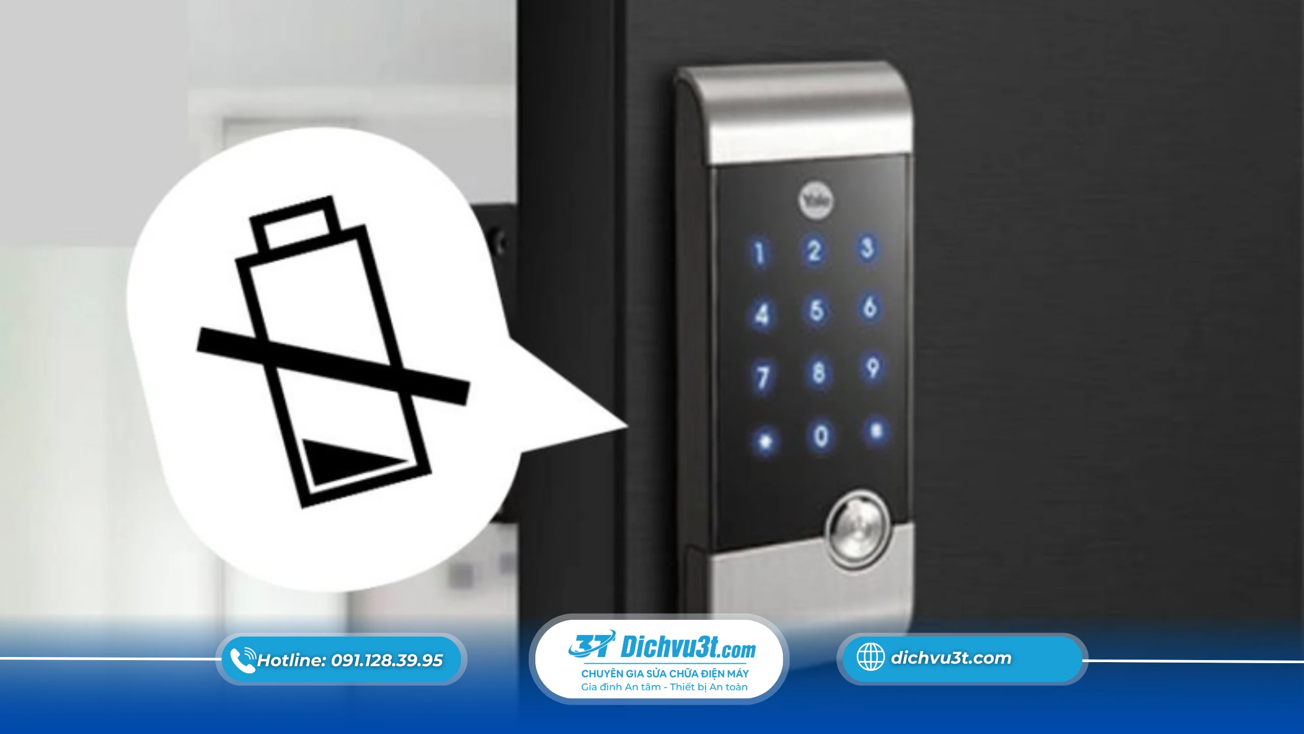 Lắp đặt khóa ở vị trí phù hợp, tránh môi trường khắc nghiệt