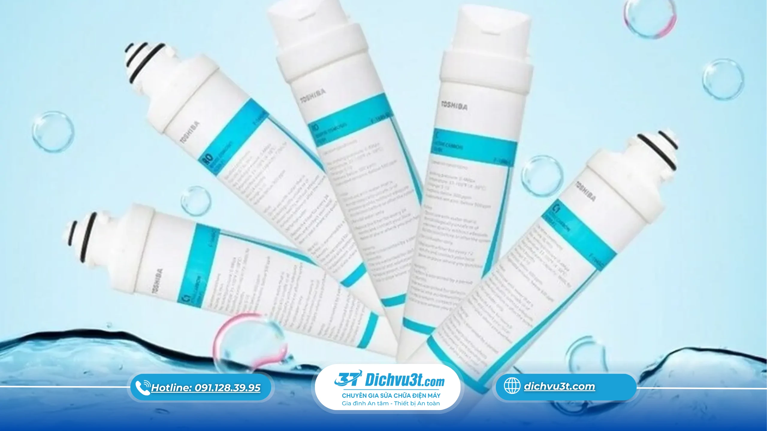 lõi máy lọc nước, các loại lõi máy lọc nước, máy lọc nước, Dịch Vụ 3T