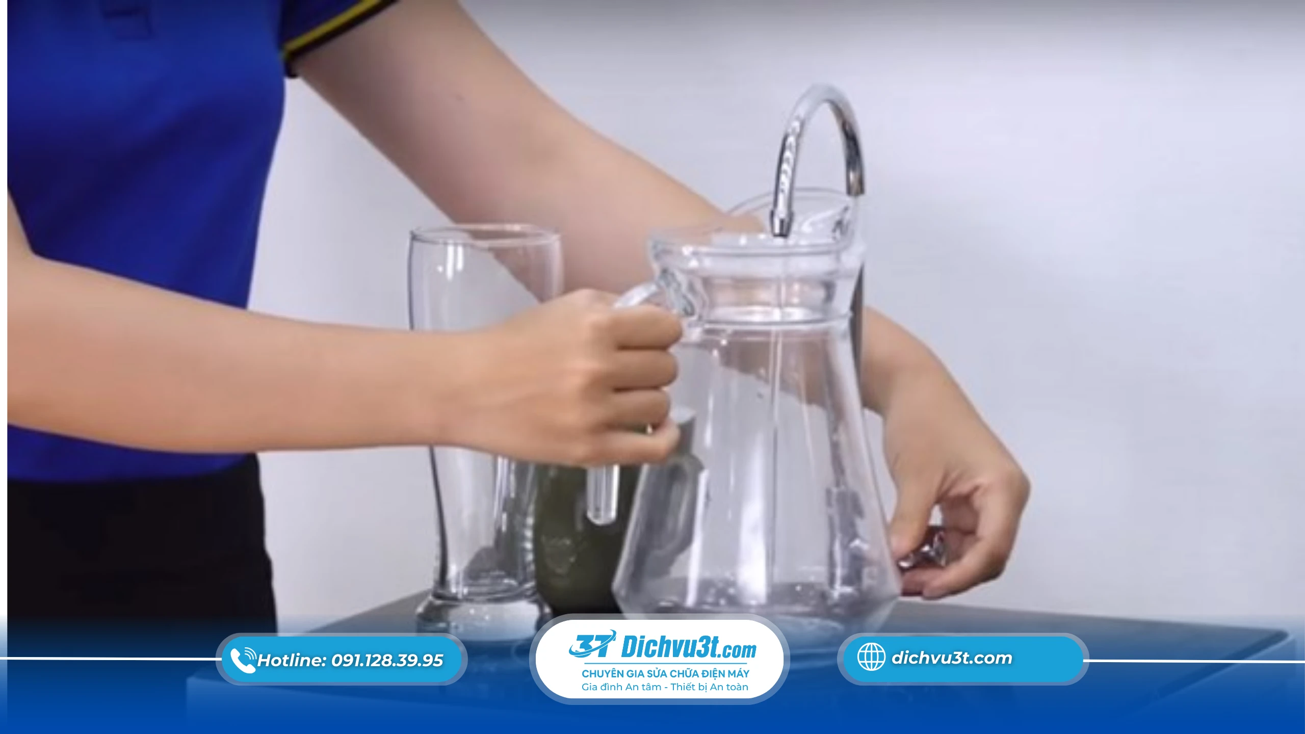 Không tắt máy lọc nước hoàn toàn trong thời gian dài