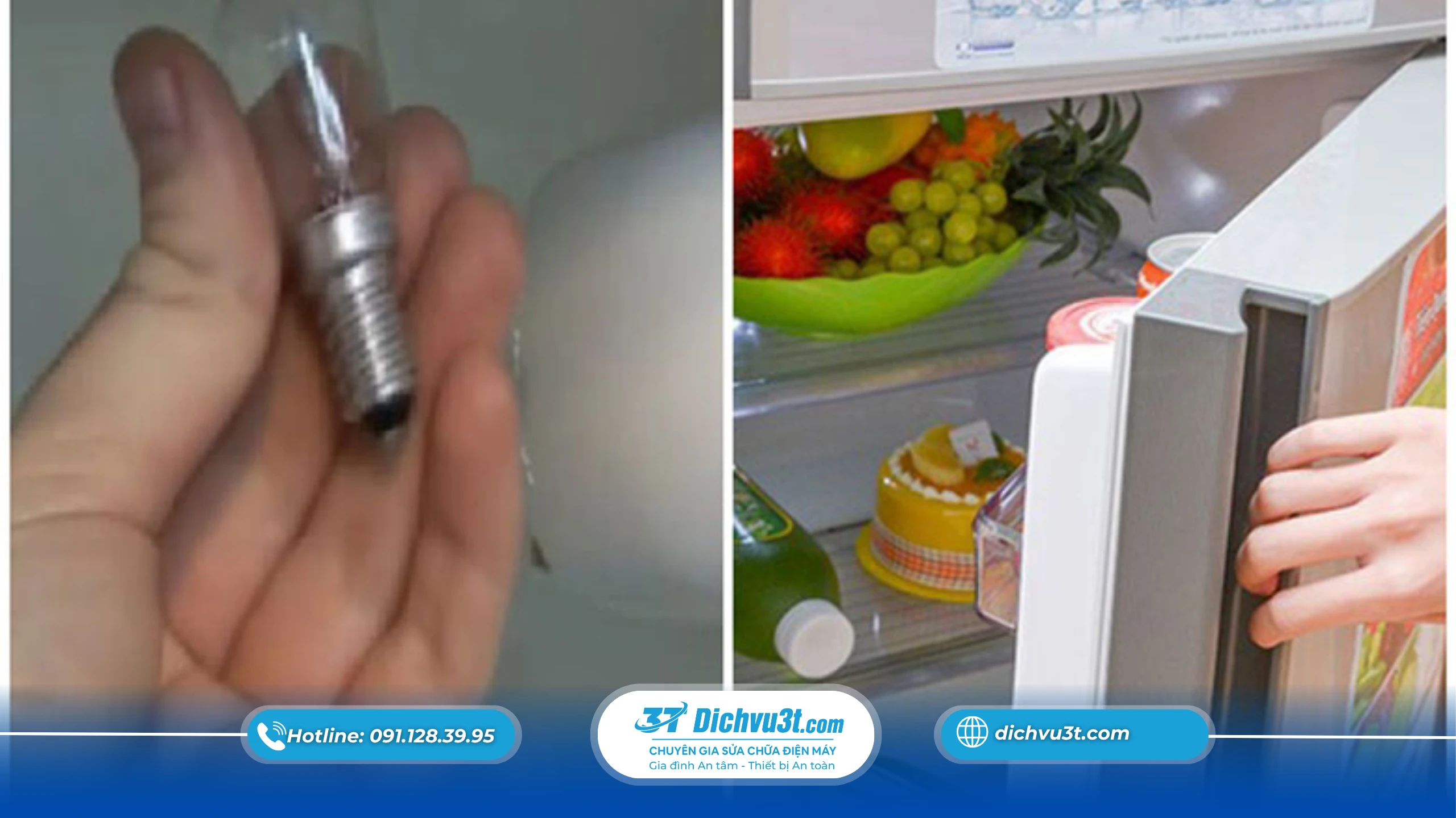 Tủ lạnh không sáng đèn – Nguyên nhân chi tiết và cách khắc phục hiệu quả tại nhà