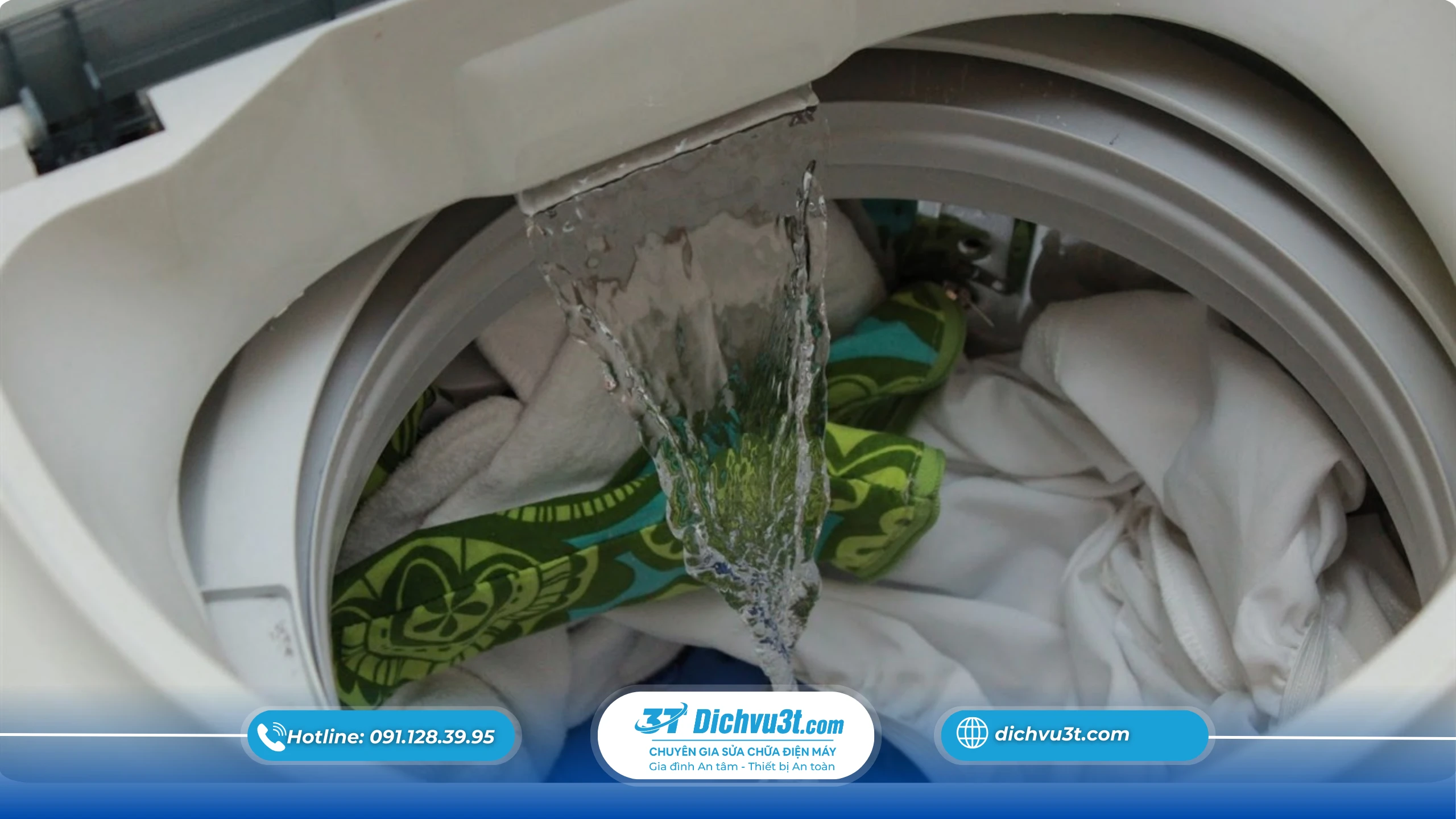 Lỗi máy giặt chung cư mùa đông khiến máy giặt báo lỗi liên tục