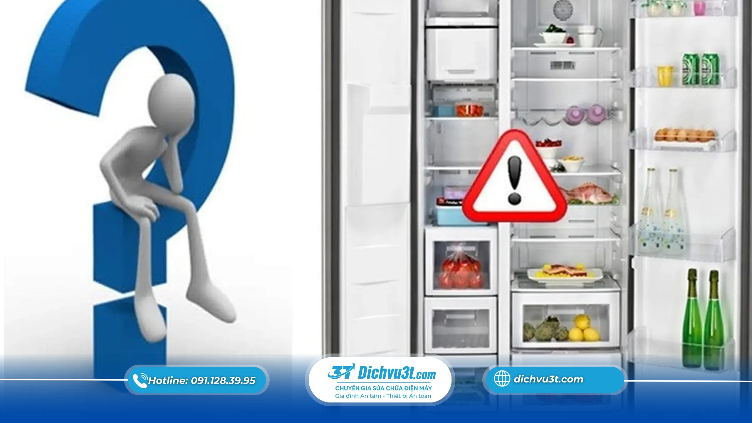 Lỗi tủ lạnh thường gặp và cách xử lý – Tủ lạnh chạy liên tục không ngắt