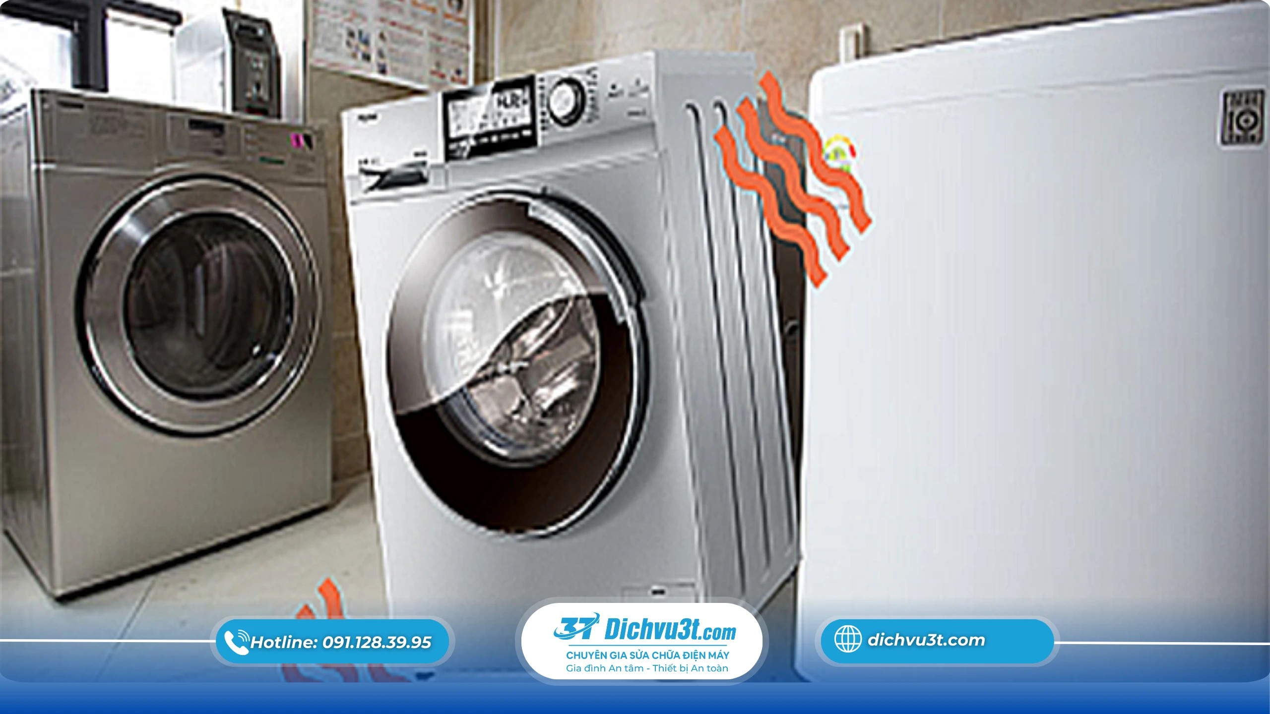 Lỗi máy giặt chung cư mùa đông – Máy giặt kêu to, rung lắc mạnh