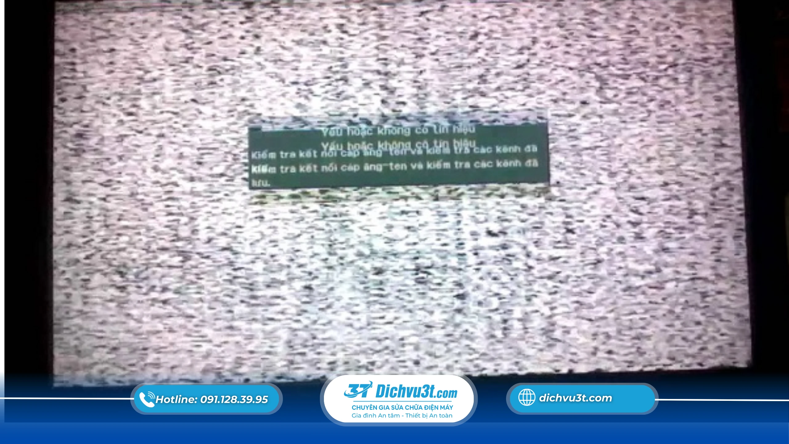 Dấu hiệu nhận biết tivi bị nhiễu hình, giật hình