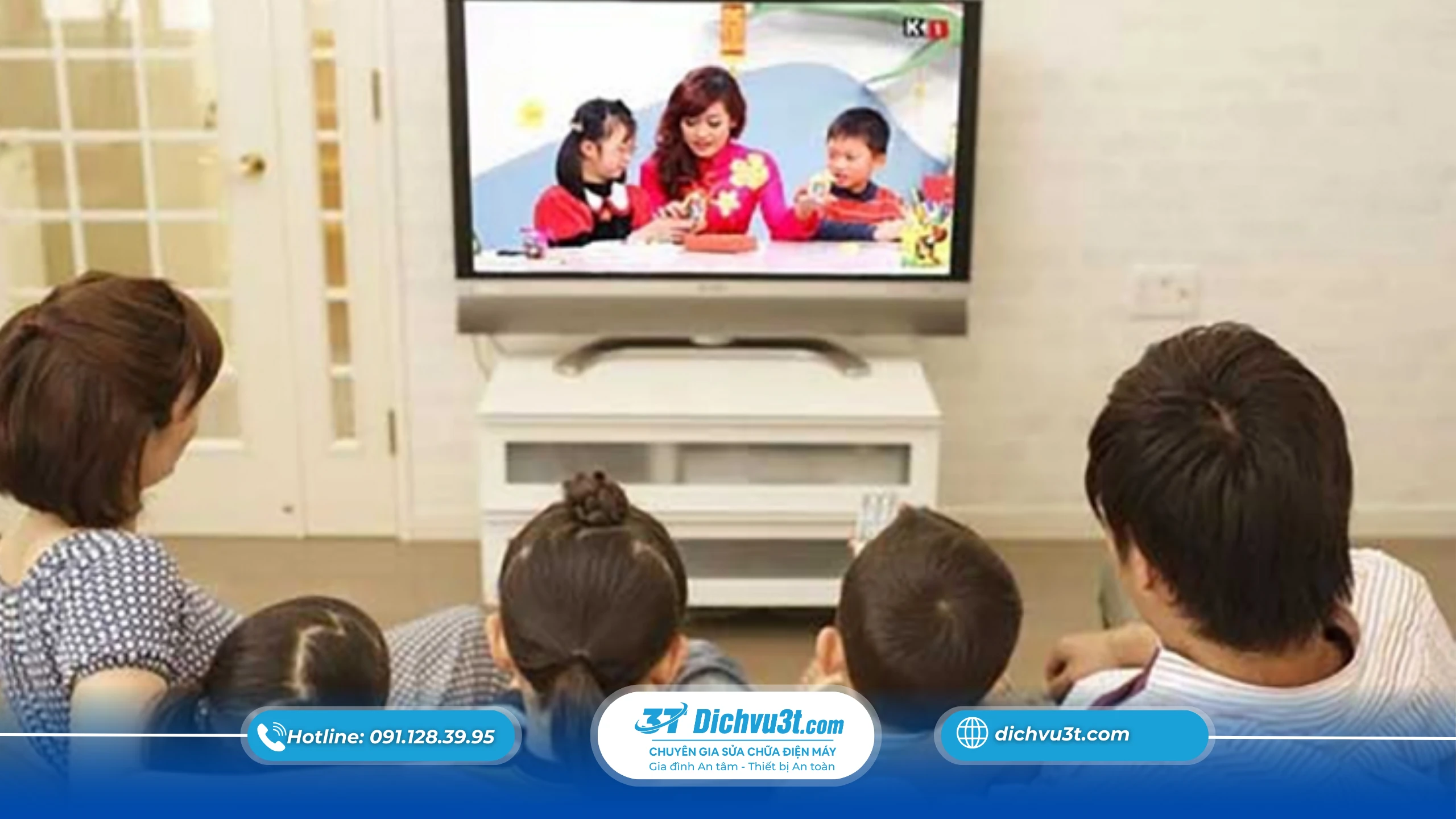 Cách bảo vệ mắt trẻ khi xem tivi