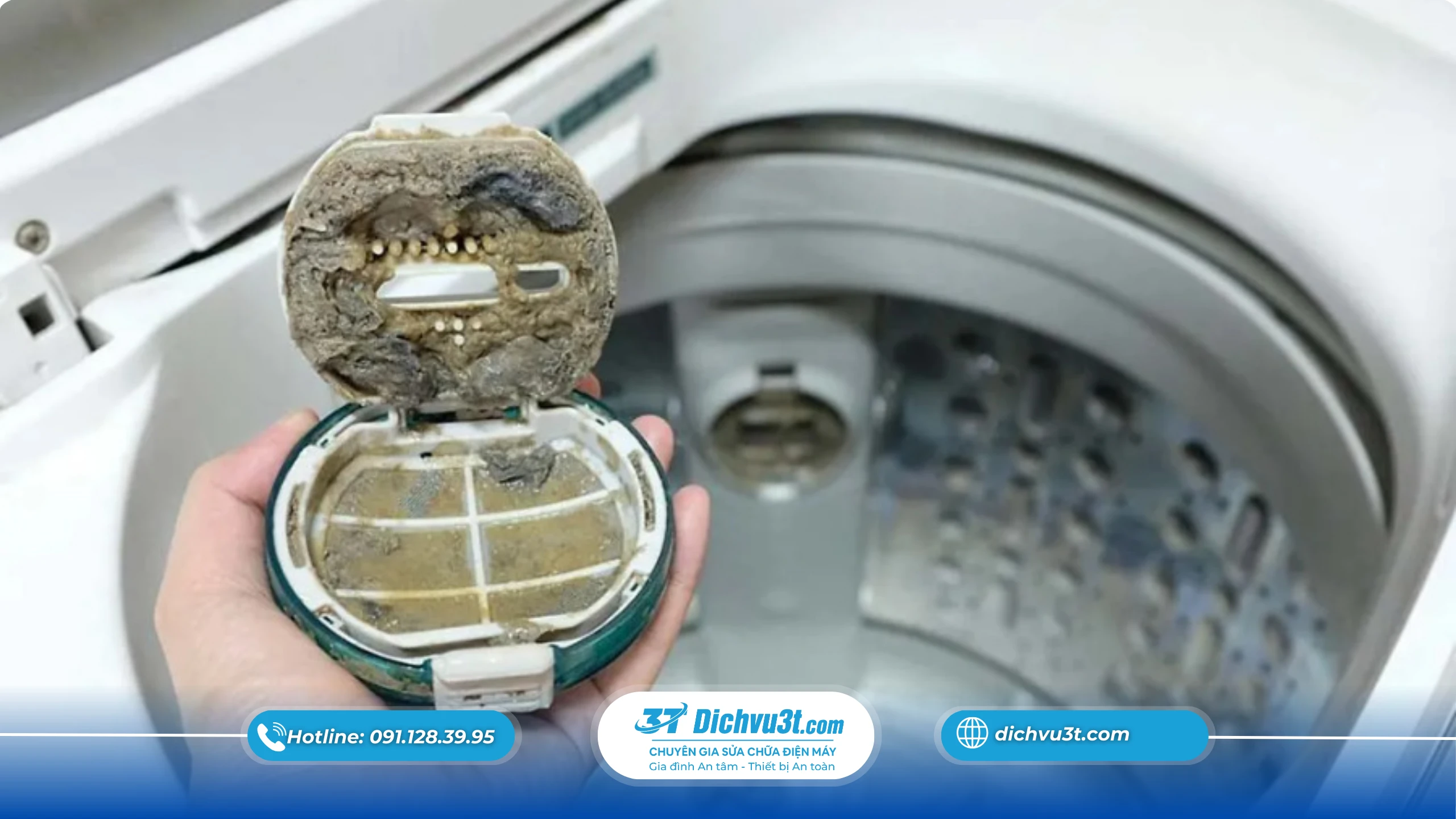 Lồng giặt – bộ phận dễ bẩn nhất máy giặt