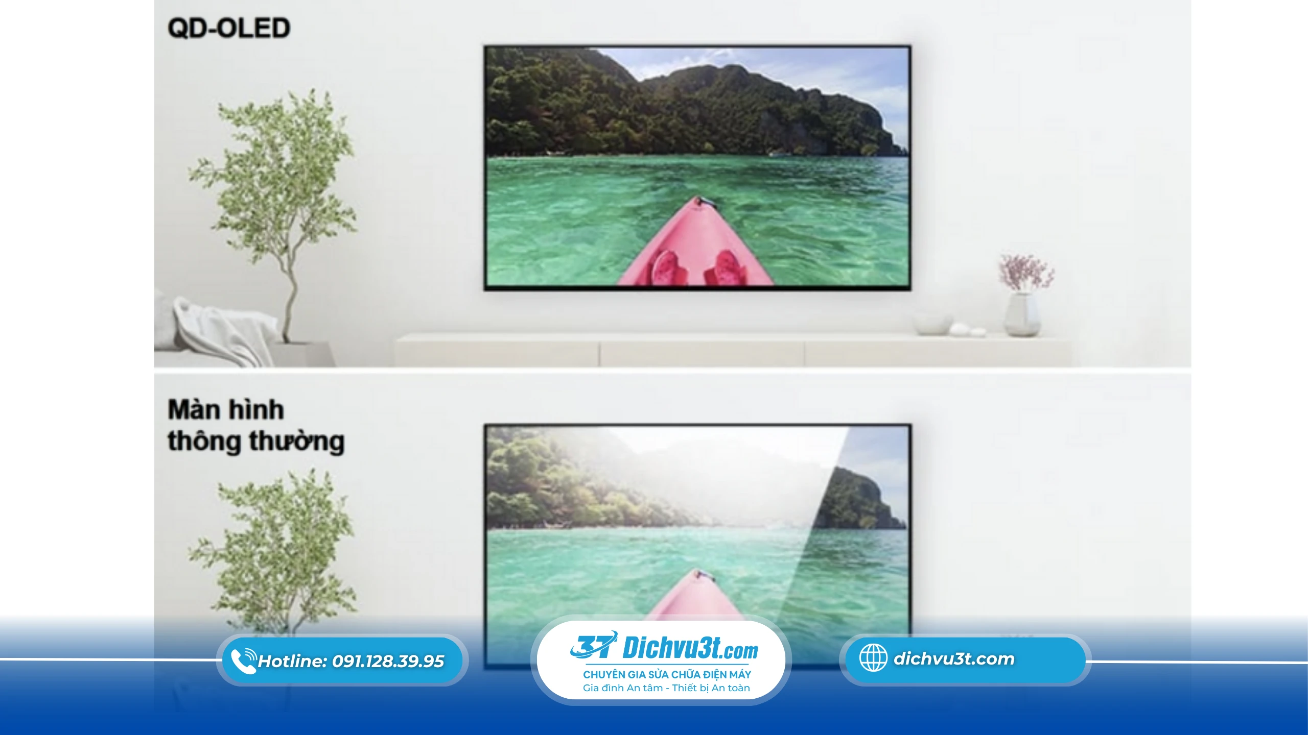 Smart TV Sử Dụng Tấm Nền QD-OLED Có Gì Nổi Bật?