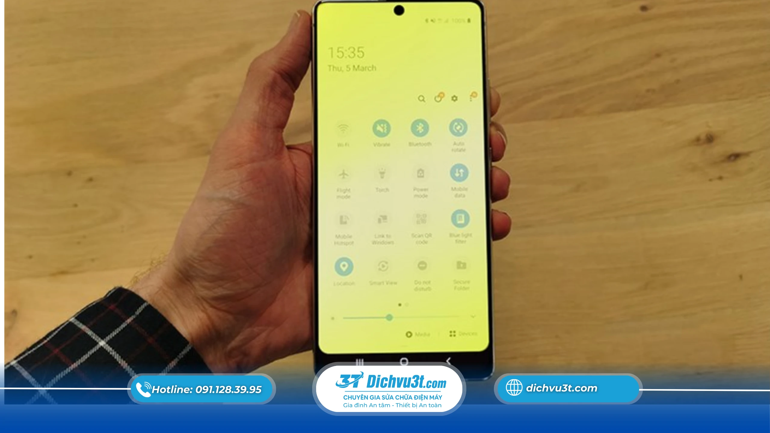 Cách khắc phục màn hình bị ám vàng tại nhà