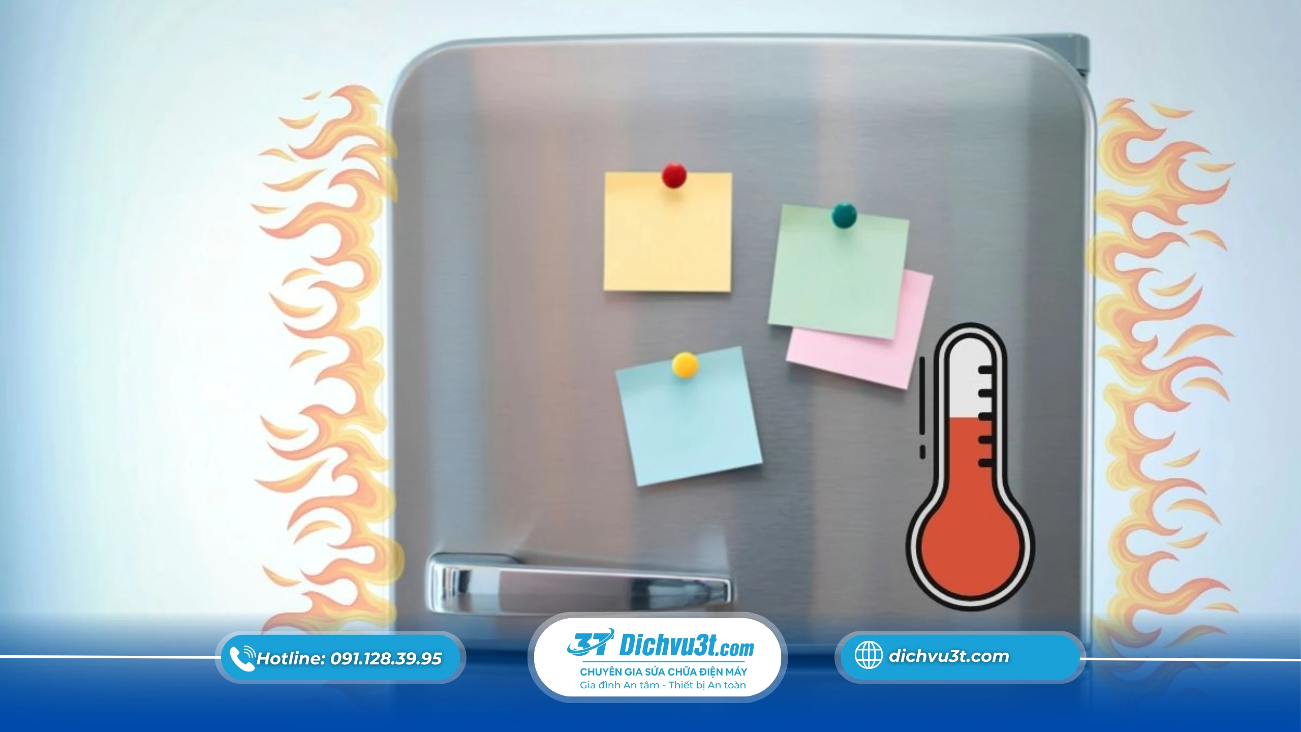 Cách xử lý tủ lạnh nóng 2 bên sườn đúng cách