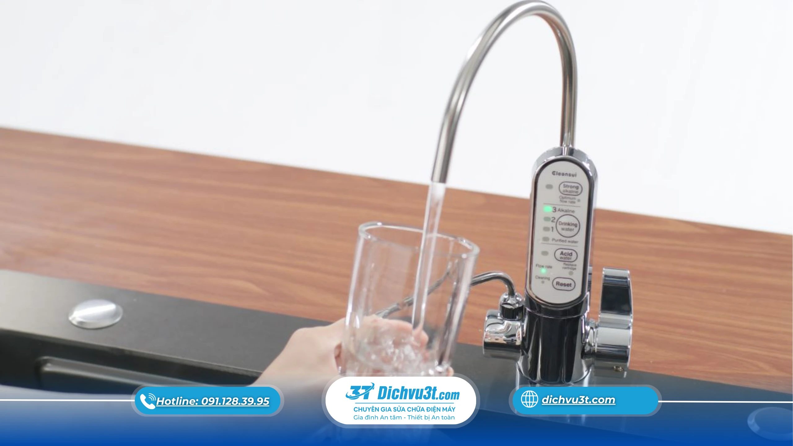 máy lọc nước chảy ngắt quãng, máy lọc nước có tiếng ồn, nguyên nhân máy lọc nước chảy ngắt quãng, Dịch Vụ 3T
