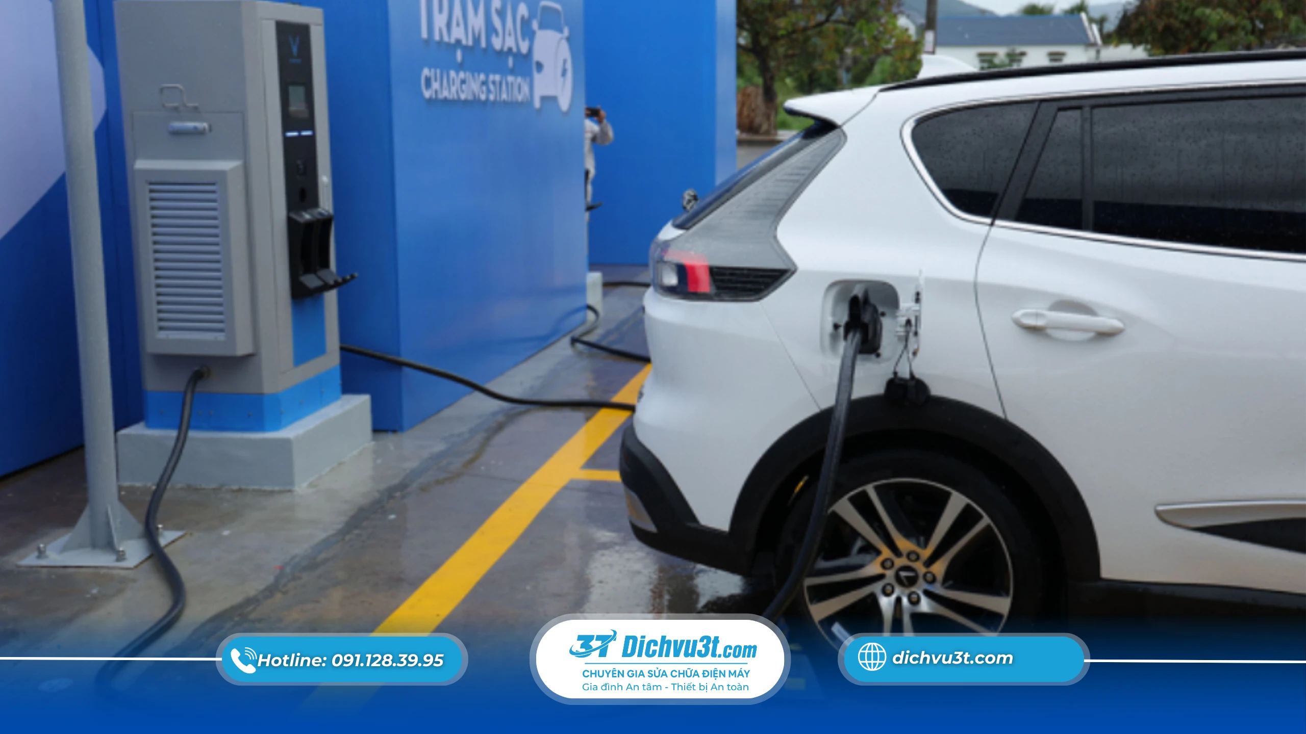 Những rủi ro khi sử dụng trạm sạc xe điện không đúng cách