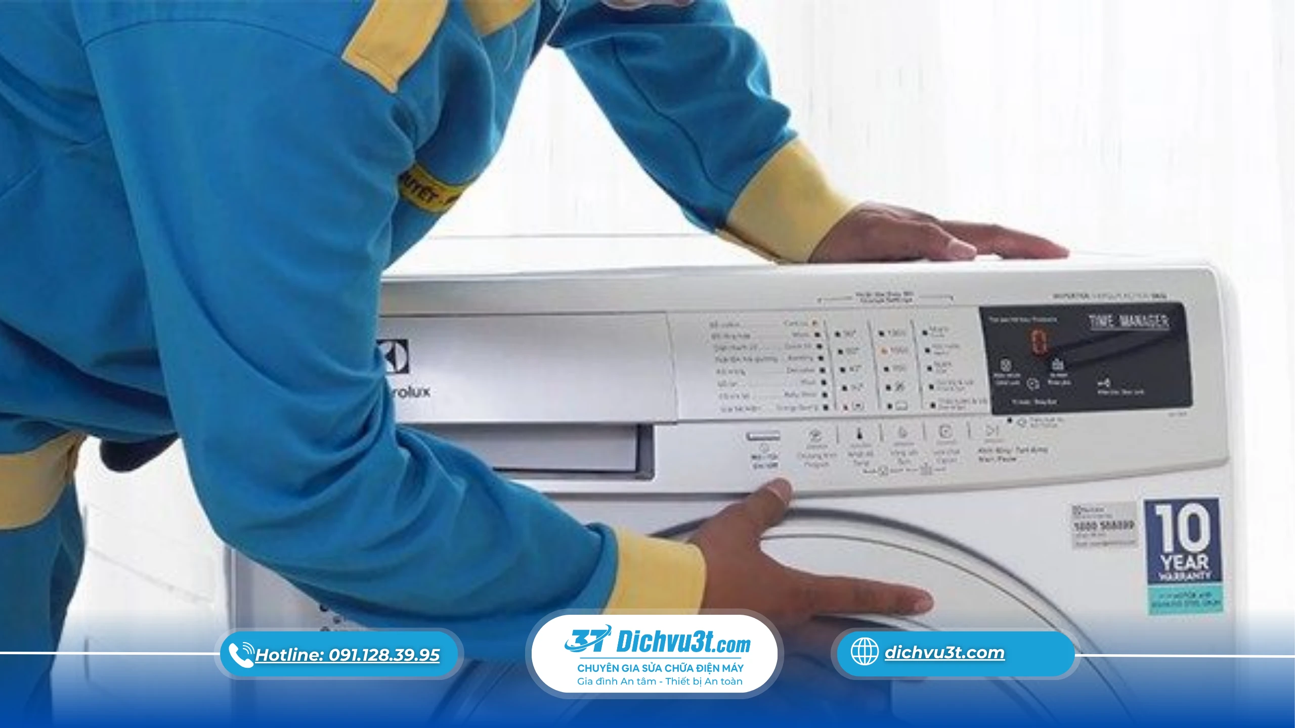 máy giặt cũ cần thay mới, dấu hiệu máy giặt cần bảo hành, máy giặt cũ bị hỏng, Dịch Vụ 3T