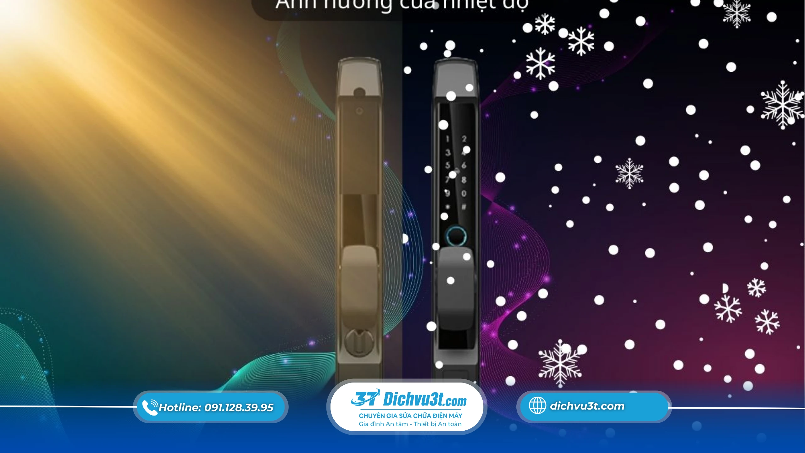 Khóa điện tử bị tác động bởi môi trường