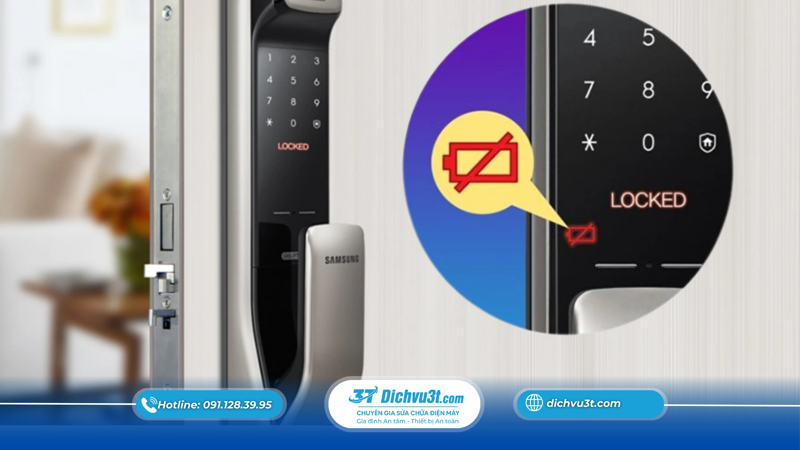 Cách khắc phục khóa điện tử không mở được từ bên trong