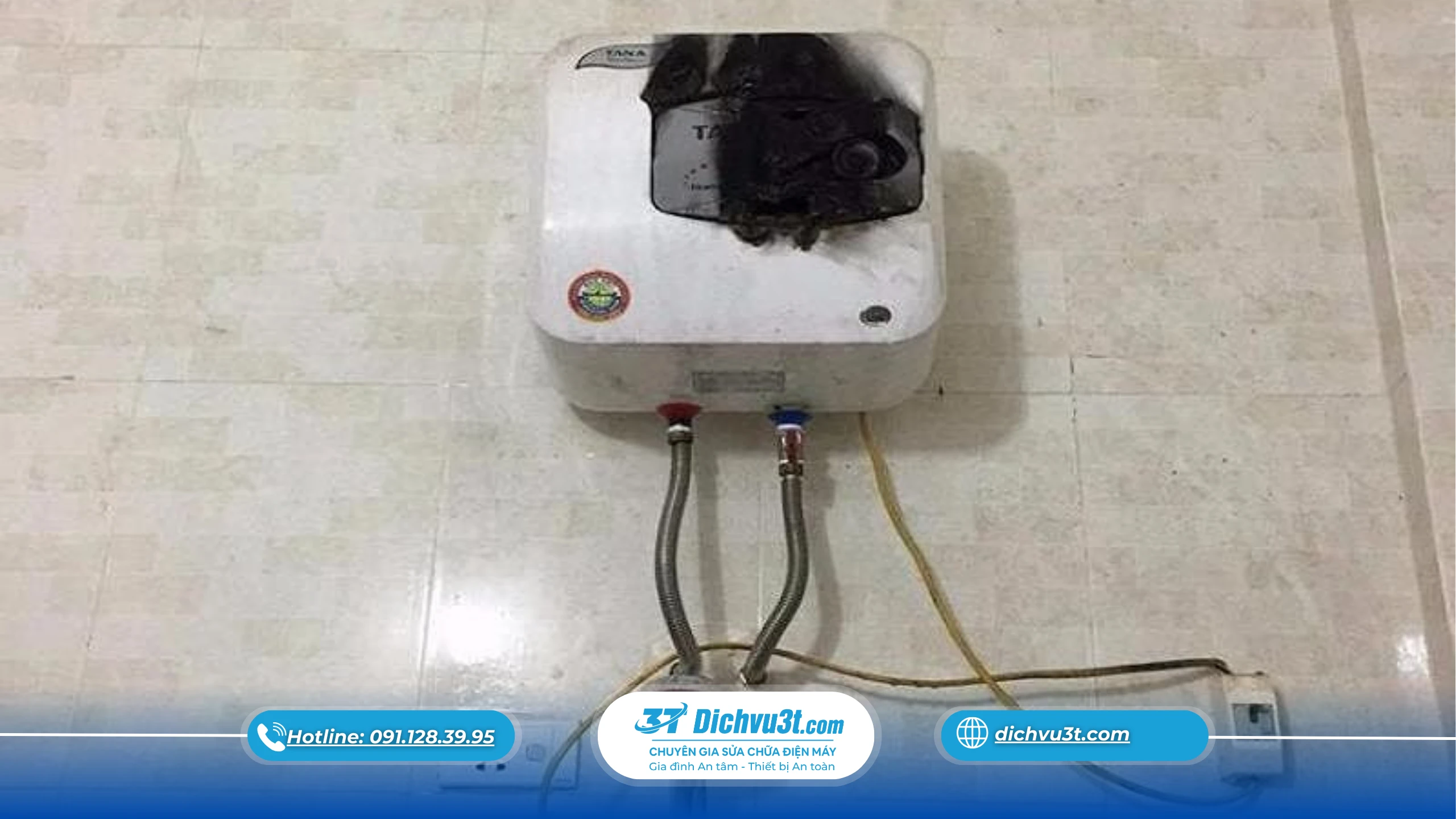 sử dụng bình nóng lanh an toàn