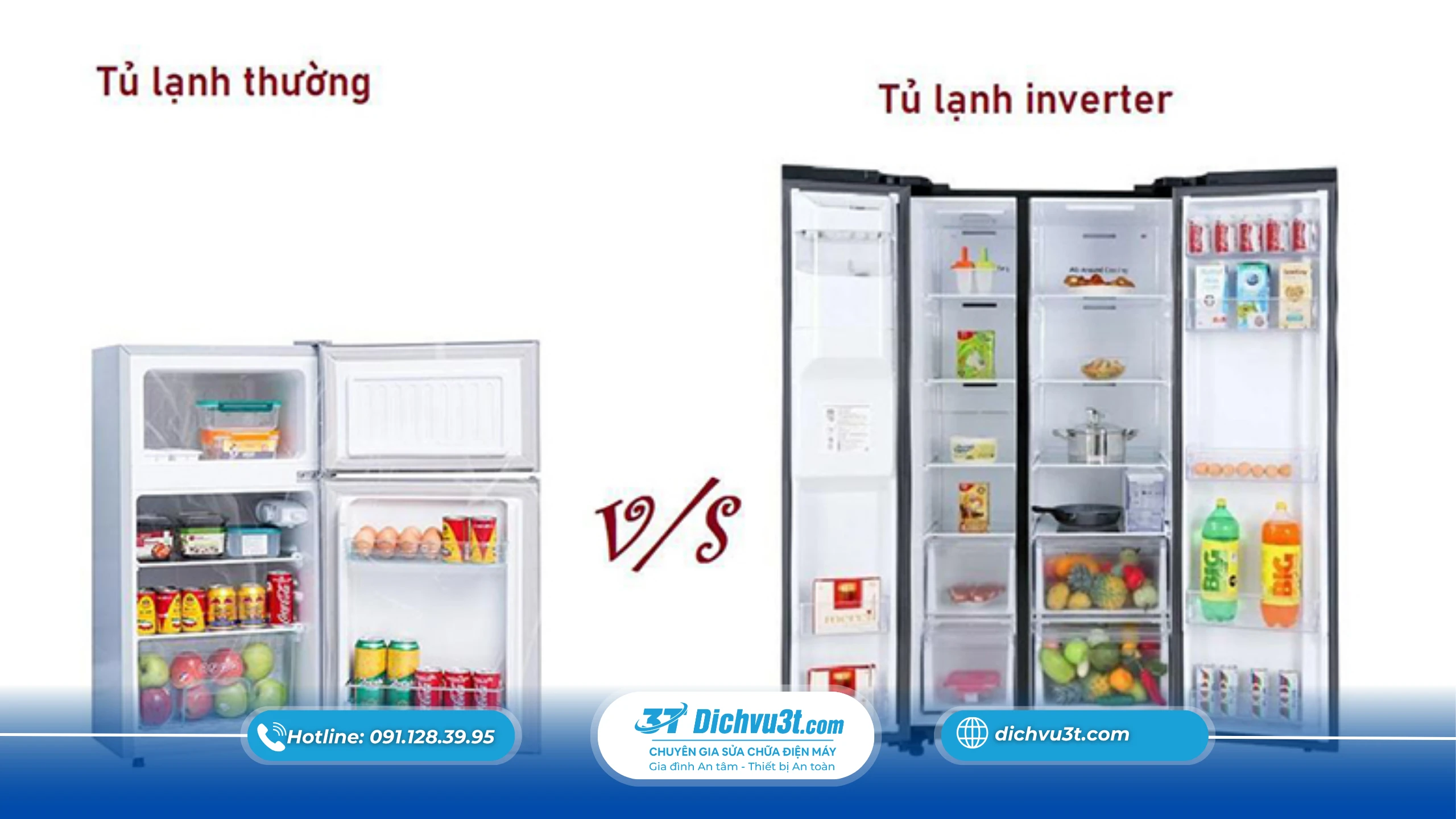 Tủ lạnh inverter và thường – Loại nào phù hợp mùa hè hơn?