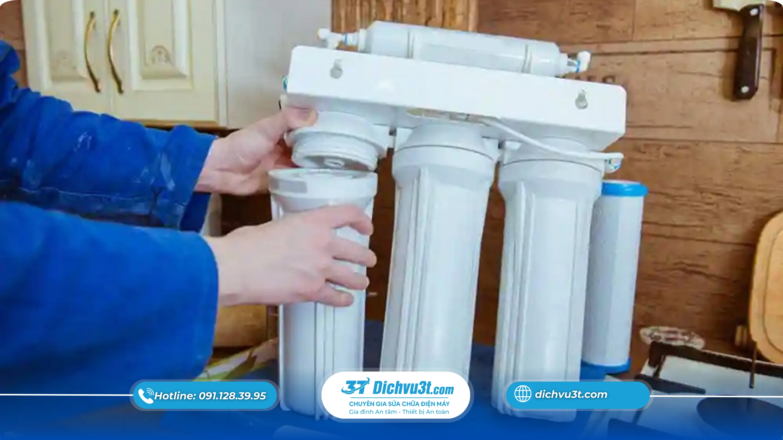 Dấu hiệu tủ máy lọc nước bị chập cháy.