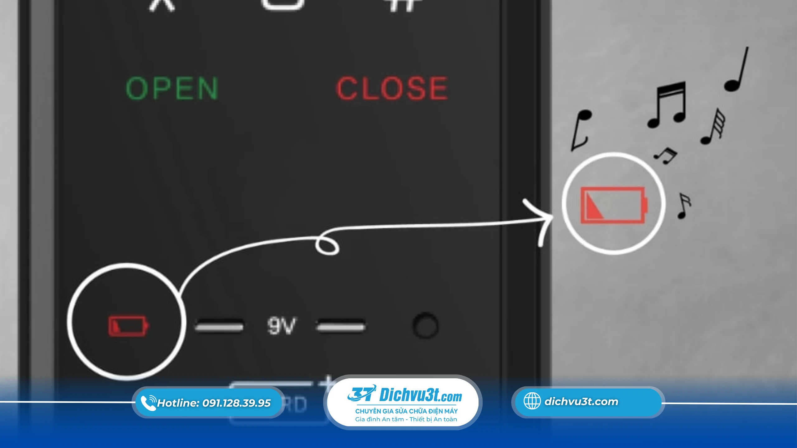 Khóa điện tử hết pin giữa đêm phải làm sao?