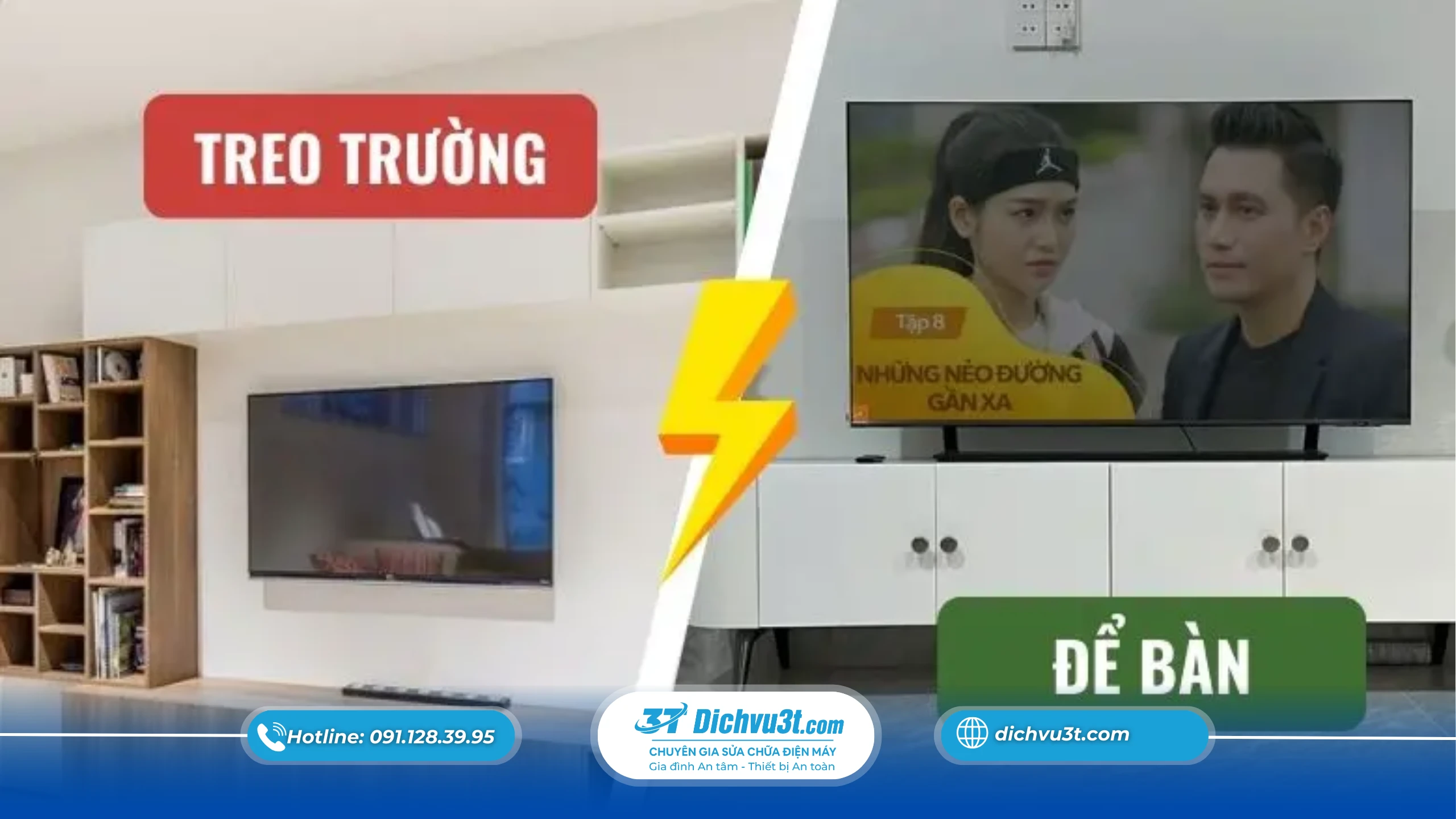 Tivi treo tường hay để bàn – Đâu là lựa chọn tối ưu nhất hiện nay?