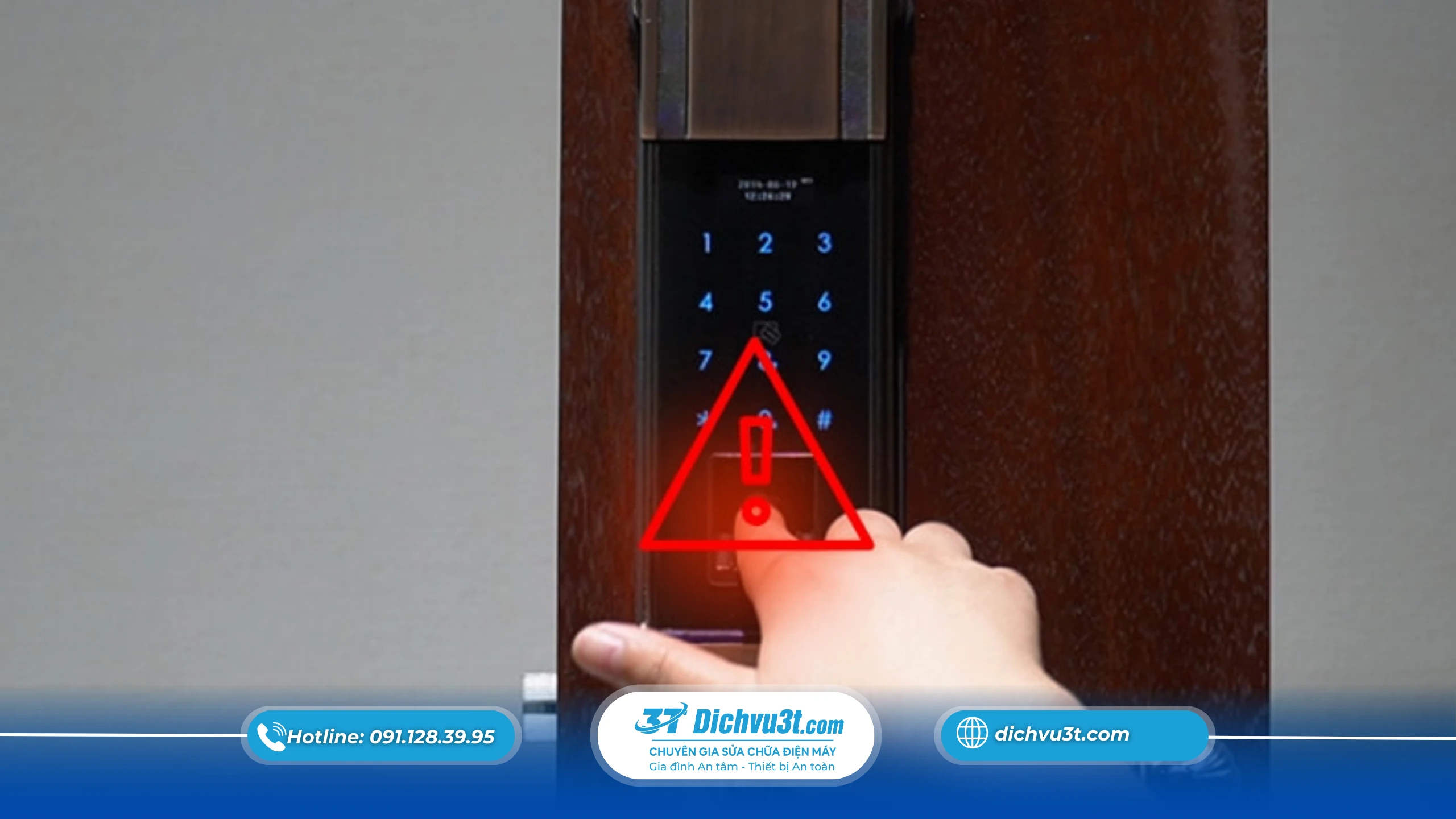 Nguyên nhân khóa điện tử không nhận vân tay và cách xử lý