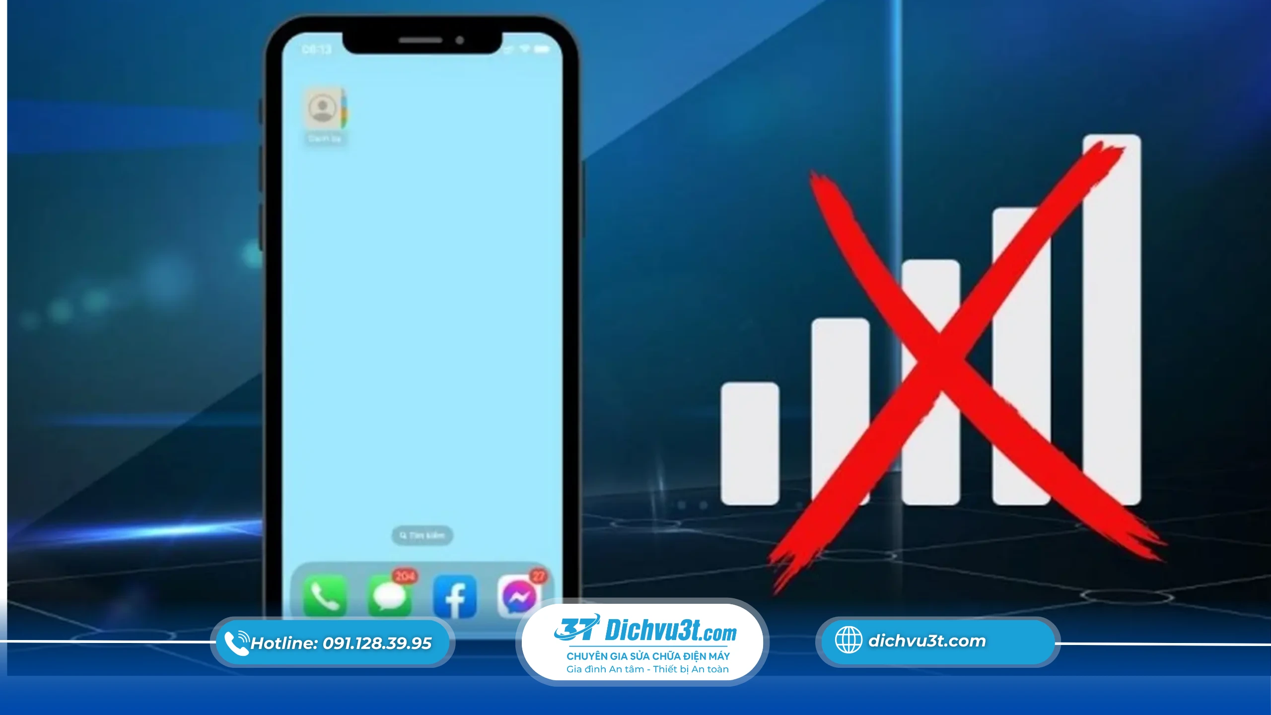 Điện thoại bị mất sóng liên tục – Cách khắc phục hiệu quả