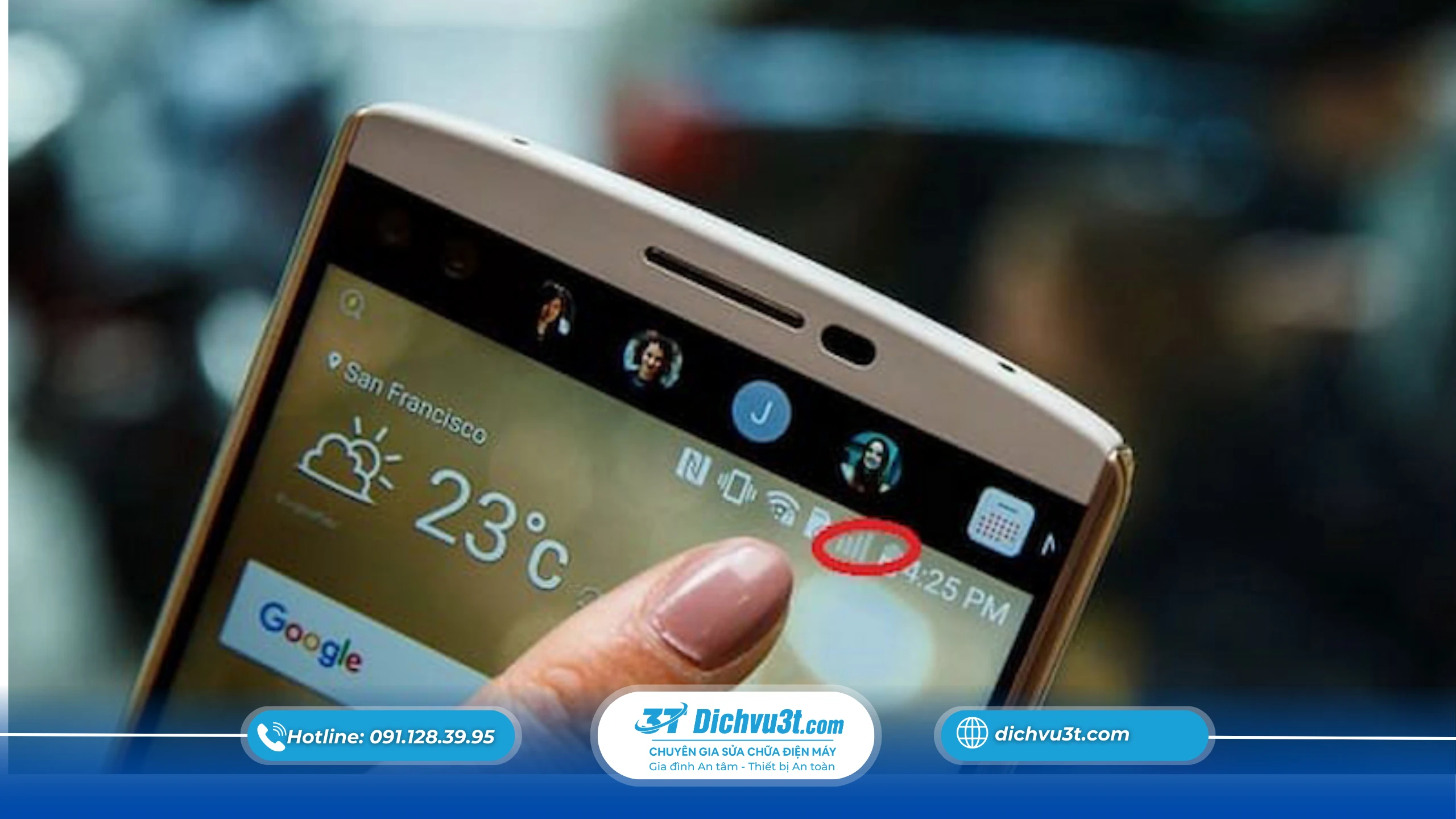 Cách khắc phục điện thoại bị mất sóng liên tục