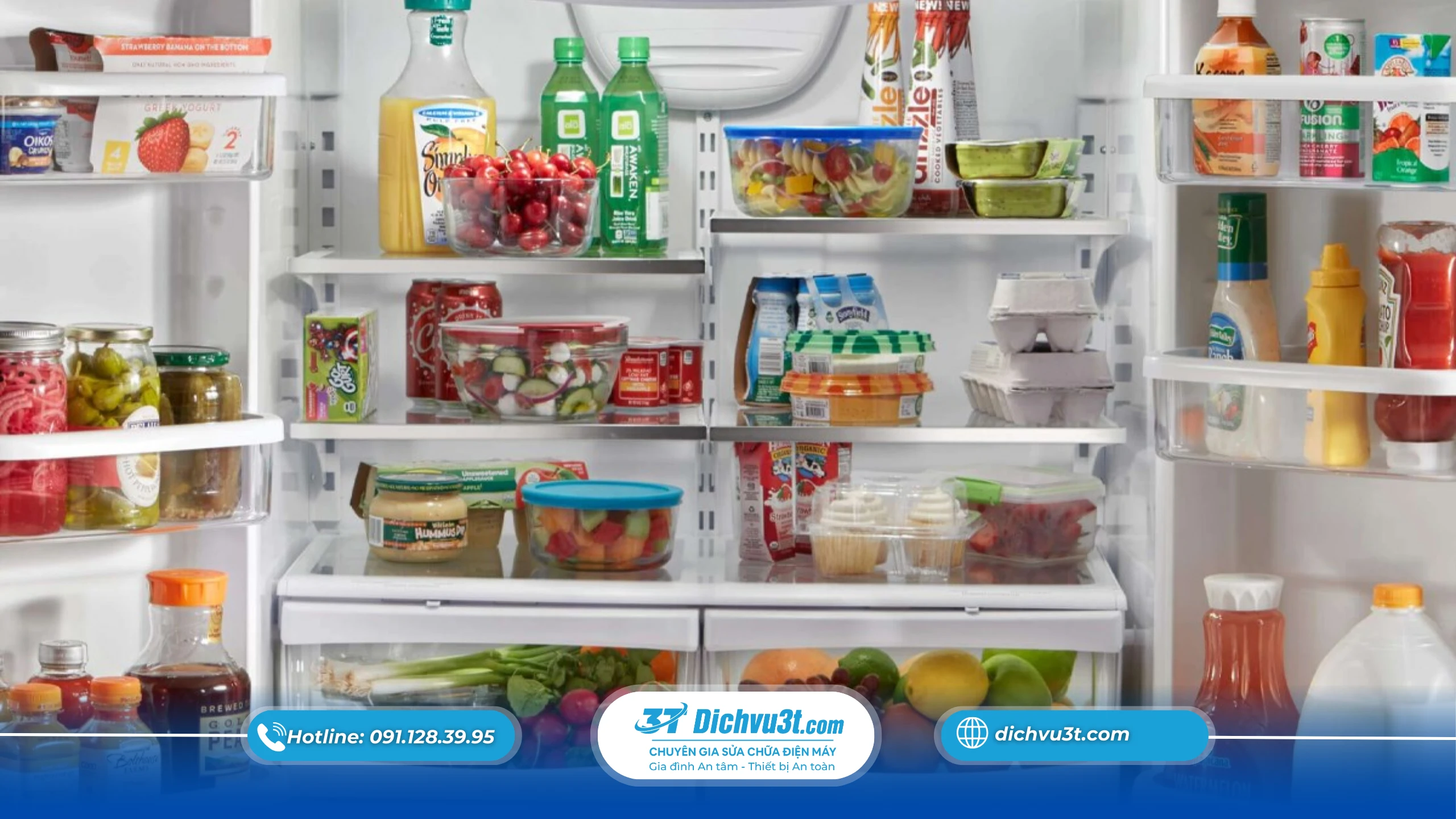 Cách sắp xếp thực phẩm trong tủ lạnh đúng chuẩn khoa học