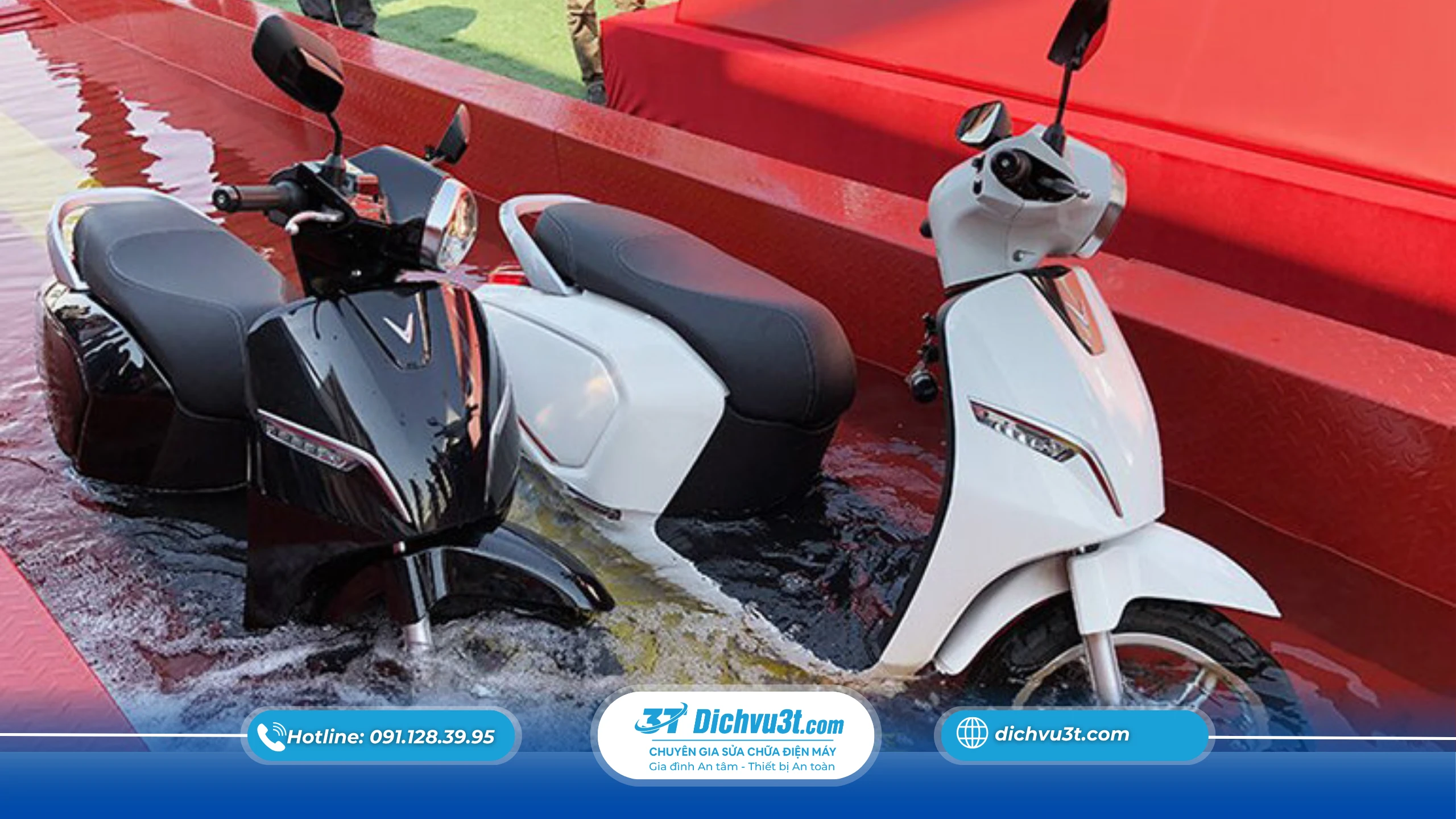 Pin xe điện chống nước không? Cách bảo vệ khi đi trời mưa