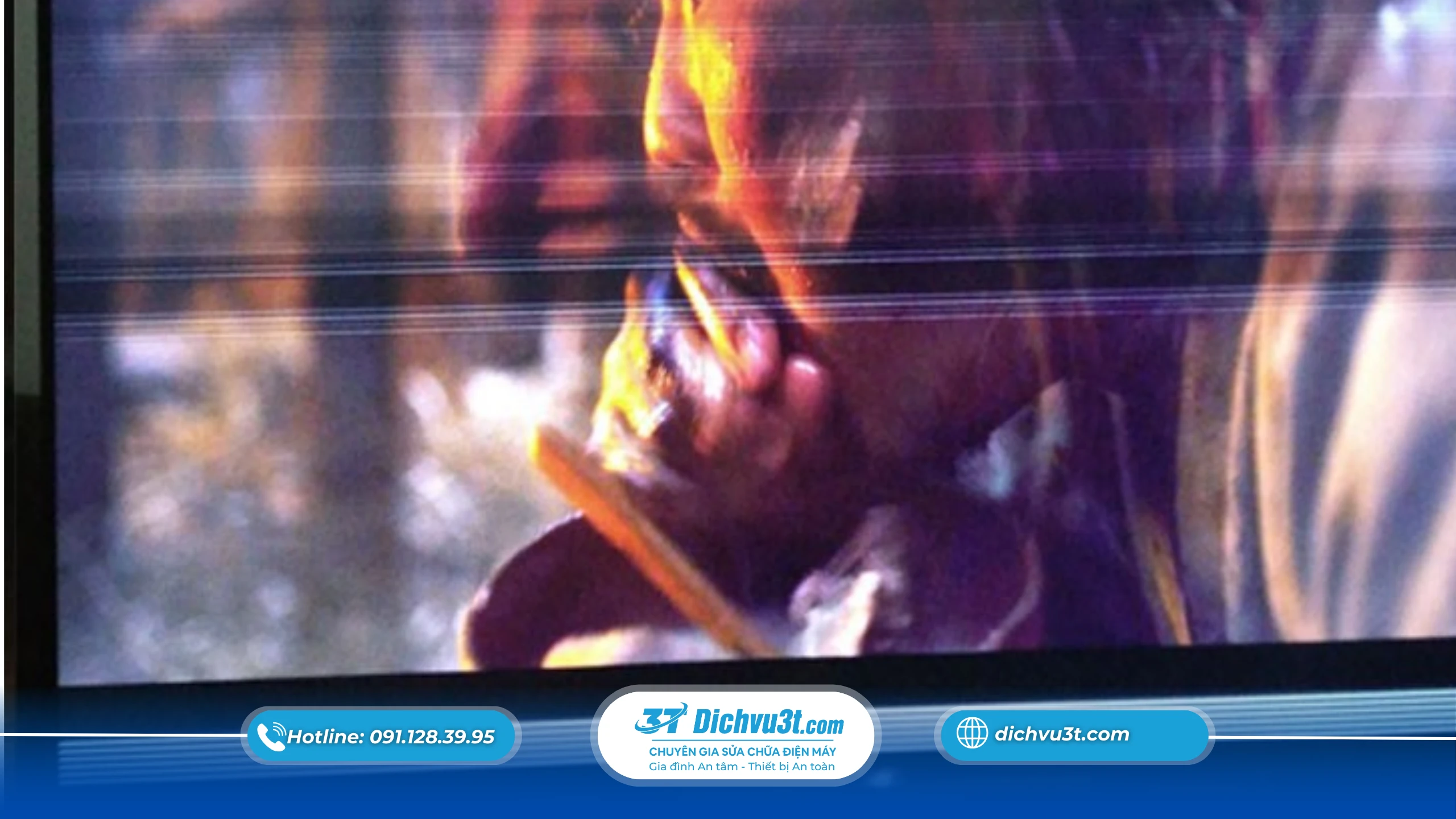 Tivi bị sọc màn hình có sửa được không?