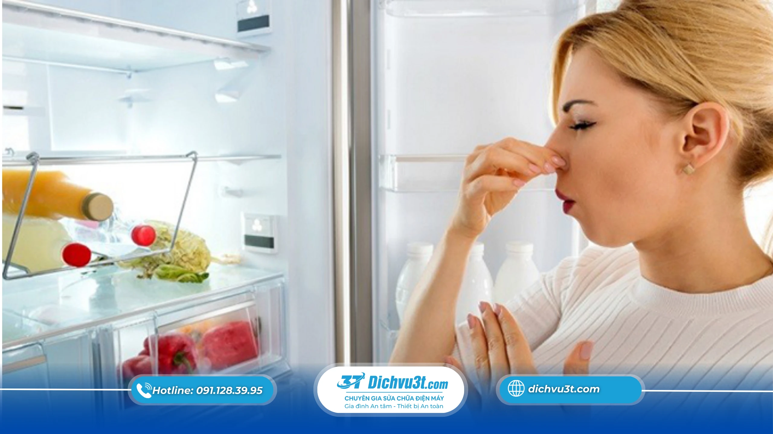 Mở cửa tủ lạnh quá lâu và quá thường xuyên