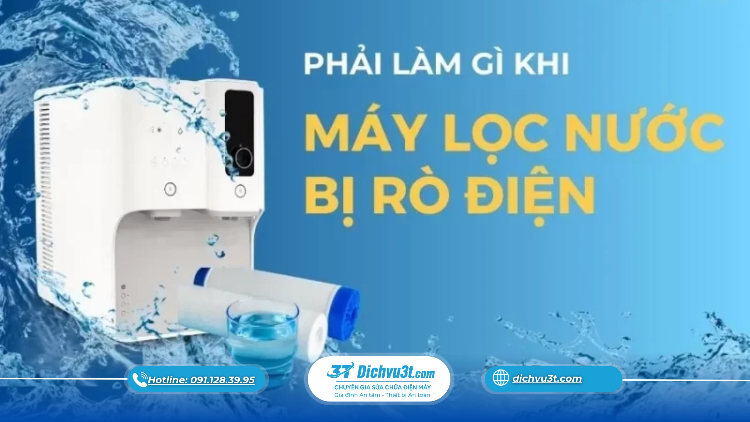 máy lọc nước bị rò điện