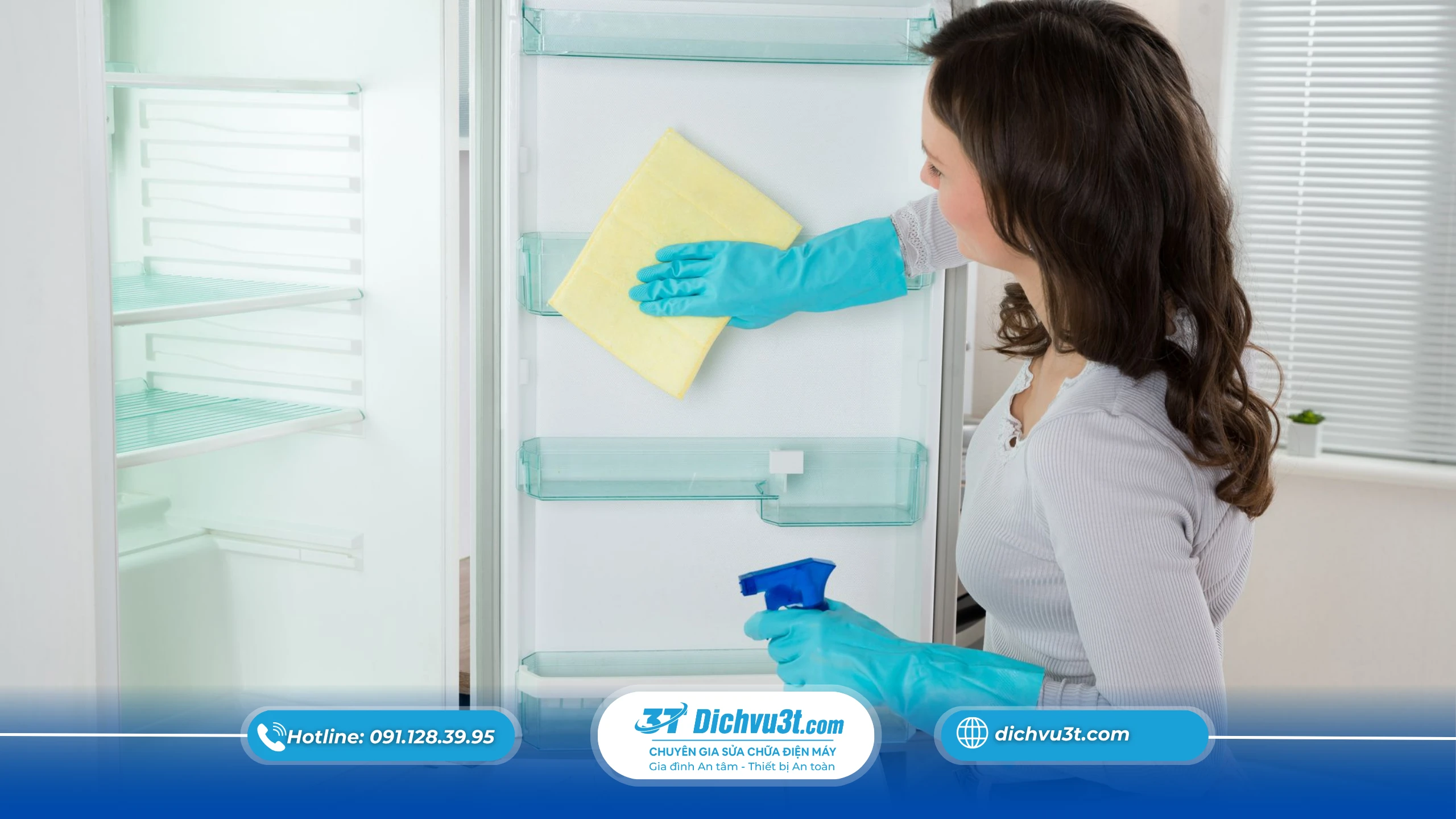 Cách vệ sinh tủ lạnh sạch và không mùi từng bước