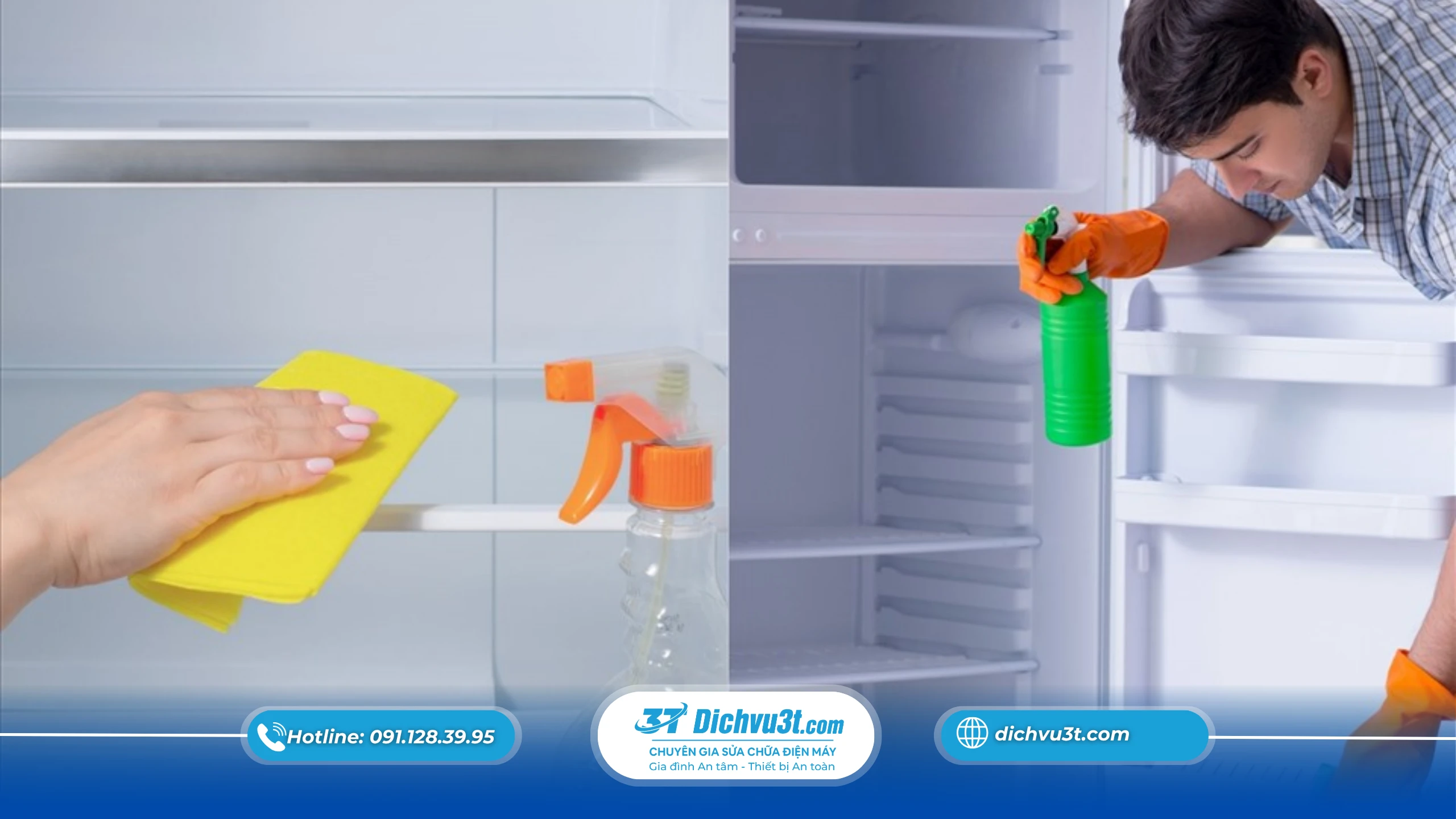 Cách vệ sinh tủ lạnh sạch và không mùi – Hướng dẫn chi tiết từ A–Z ai cũng làm được