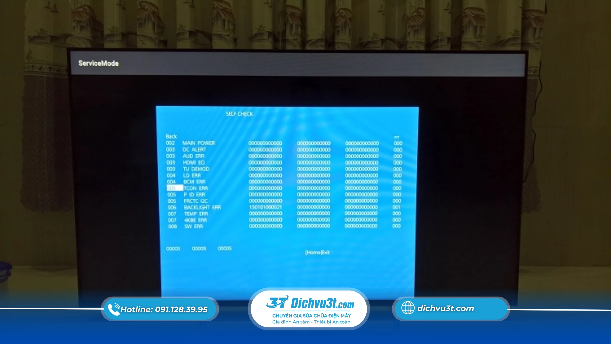 Kiểm tra chất lượng màn hình hiển thị