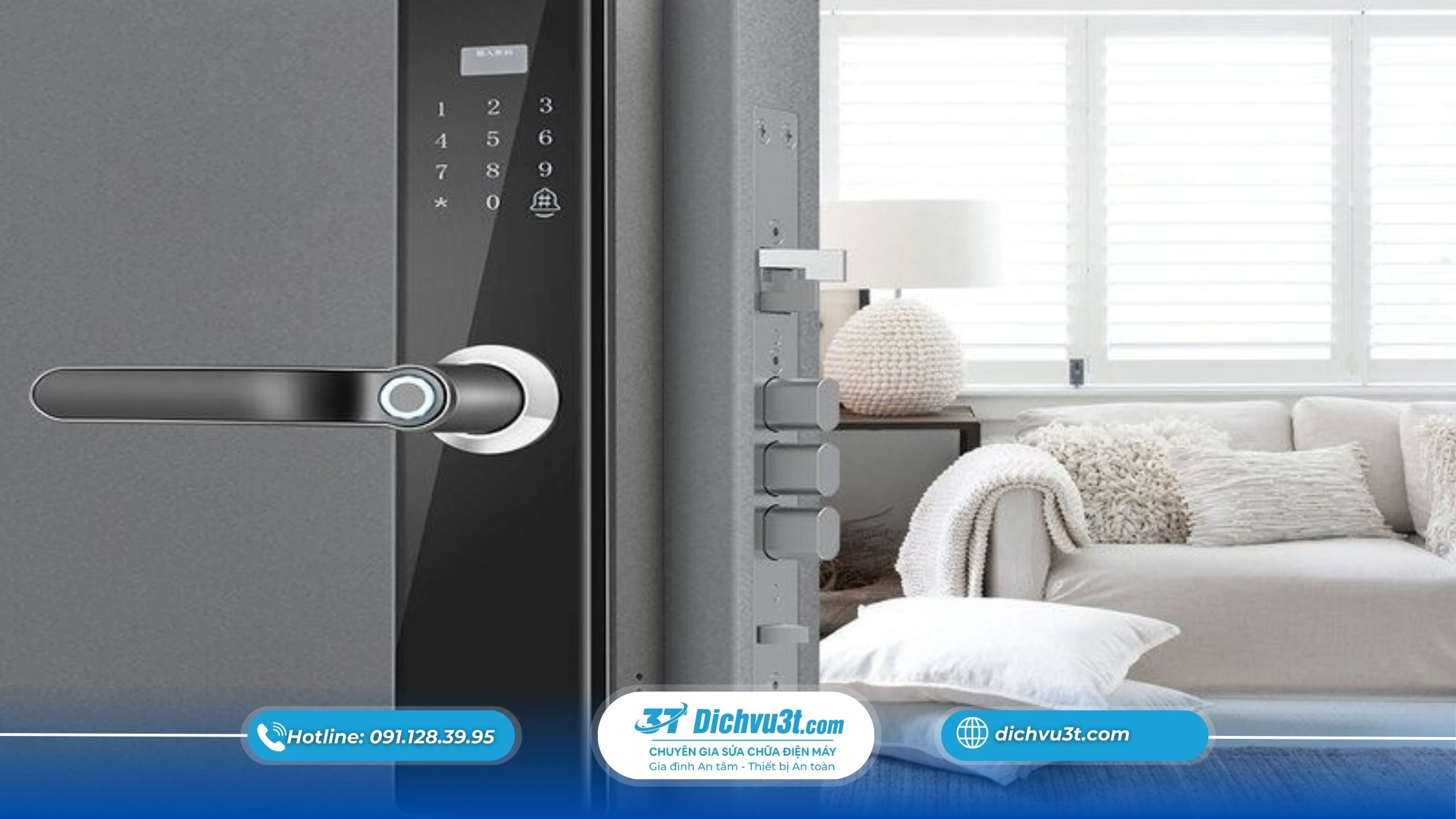 khoá cửa vân tay