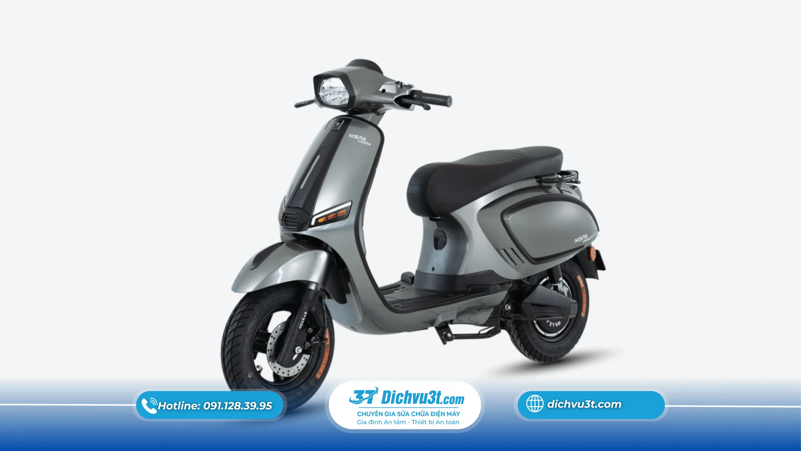 Thay pin xe máy điện