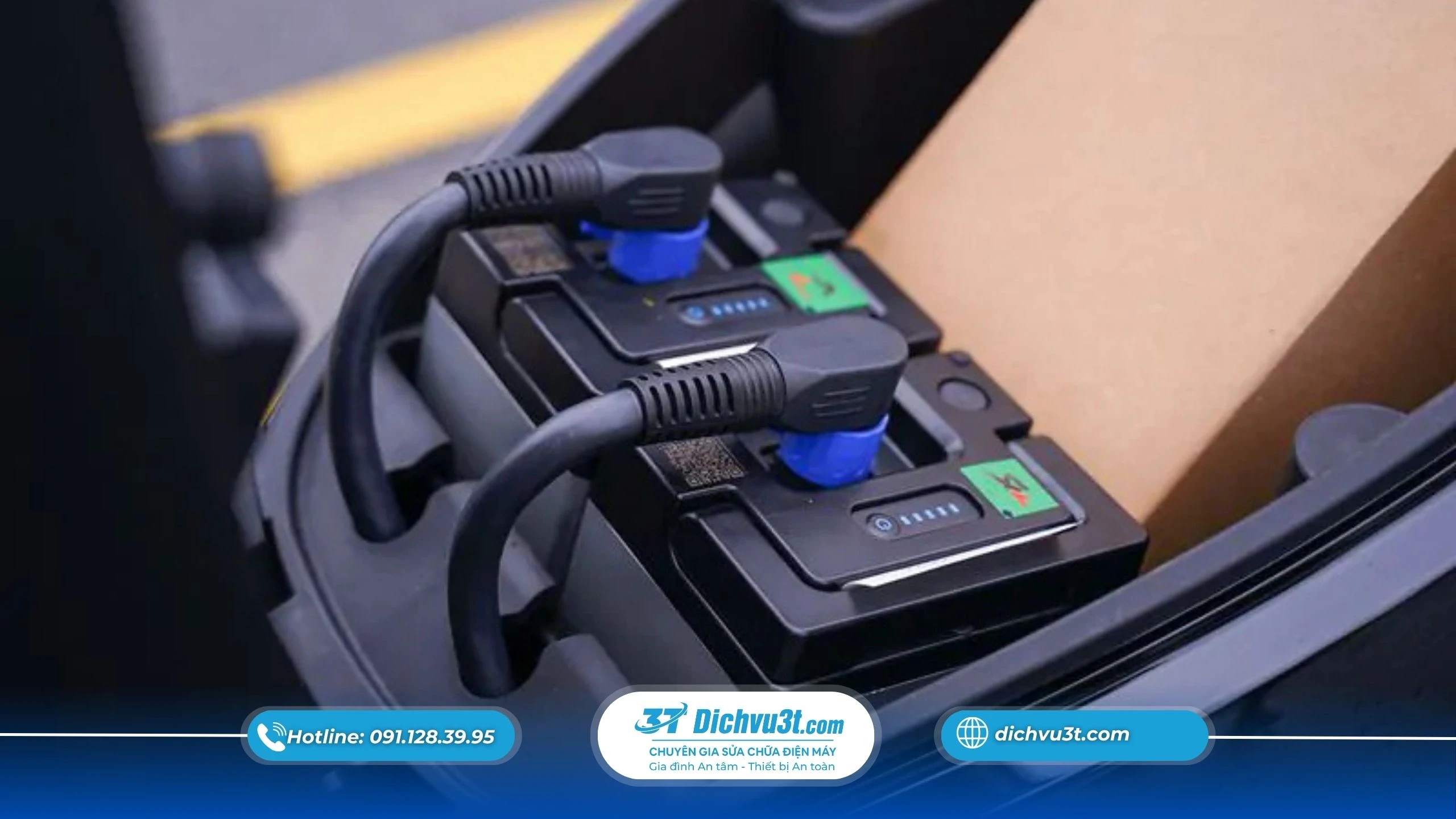 pin xe điện bị ngập nước 