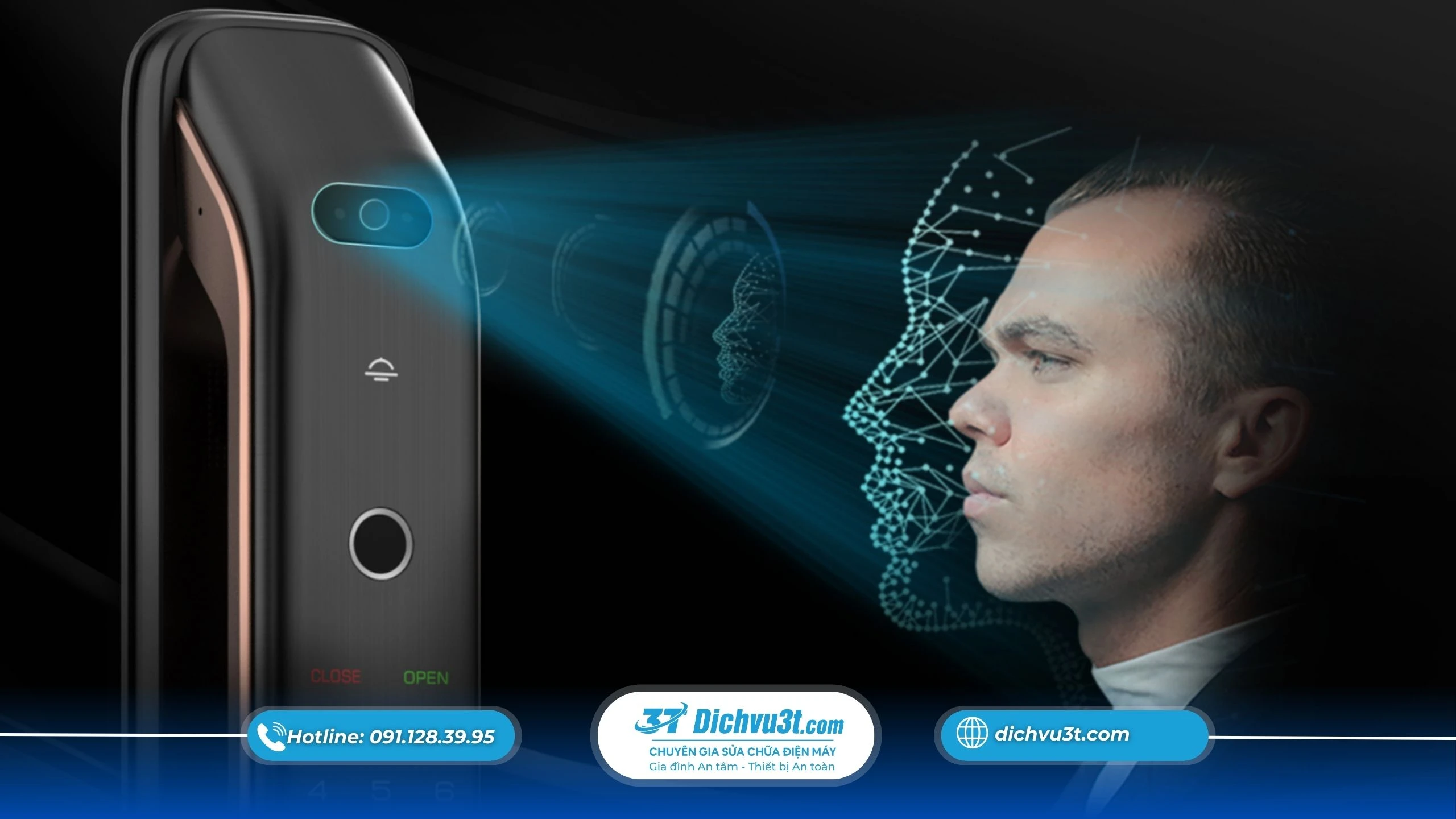 khoá thông minh nhận diện khuôn mặt